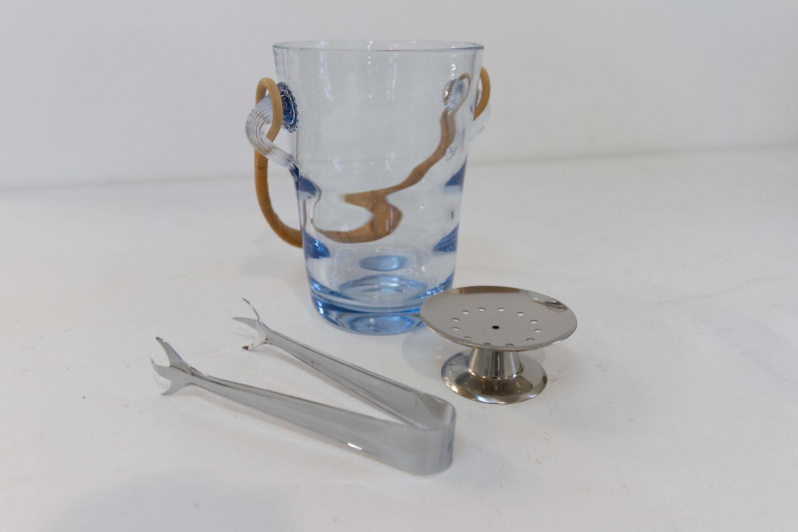 photo for sale Danish Glass Ice Bucket By Per Lütken For Holmegaard, 1960s.