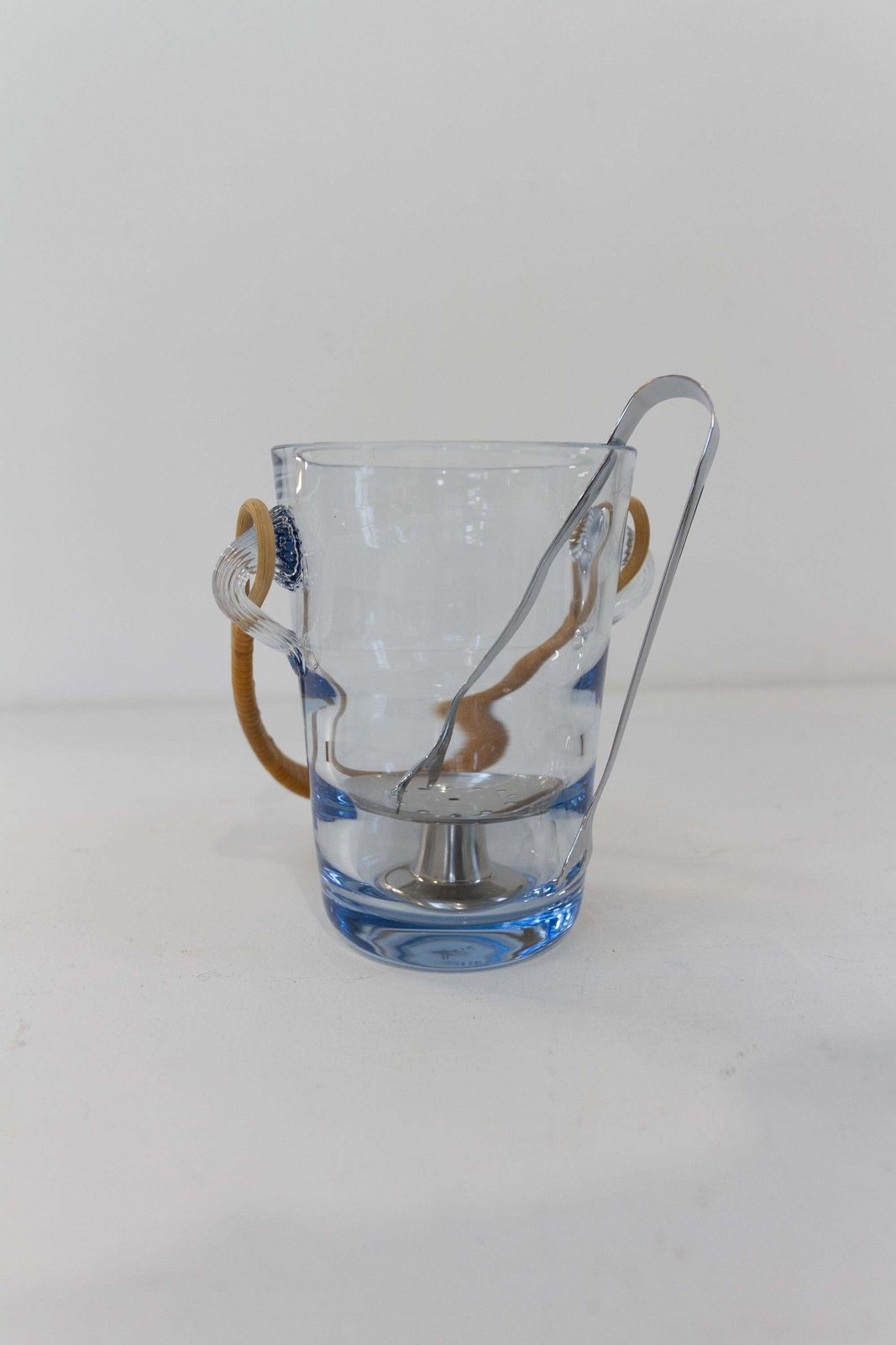 Home Decor Danish Glass Ice Bucket By Per Lütken For Holmegaard, 1960s. photo