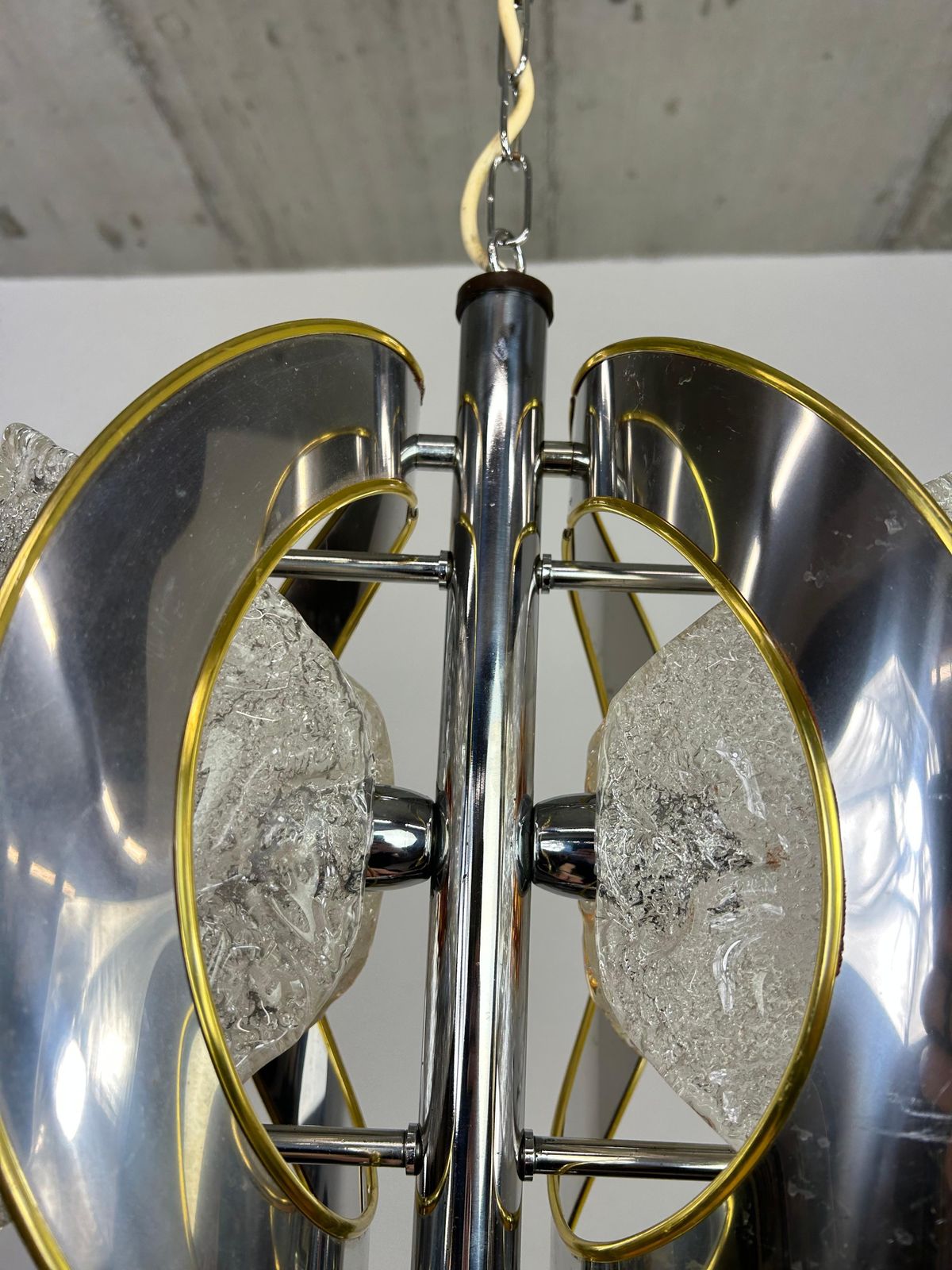 photo furniture Mid Century Modern Hanging Lamp By Toni Zuccheri For Veart