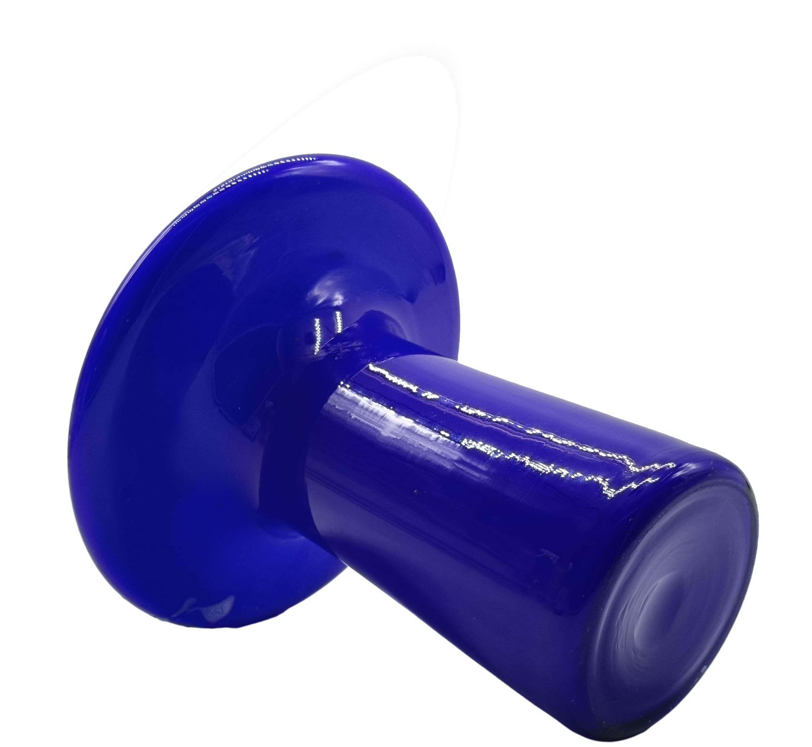 Angelo Mangiarotti For Knoll International Cobalt Blue Glass Vase, Italy 196 photo 567.0