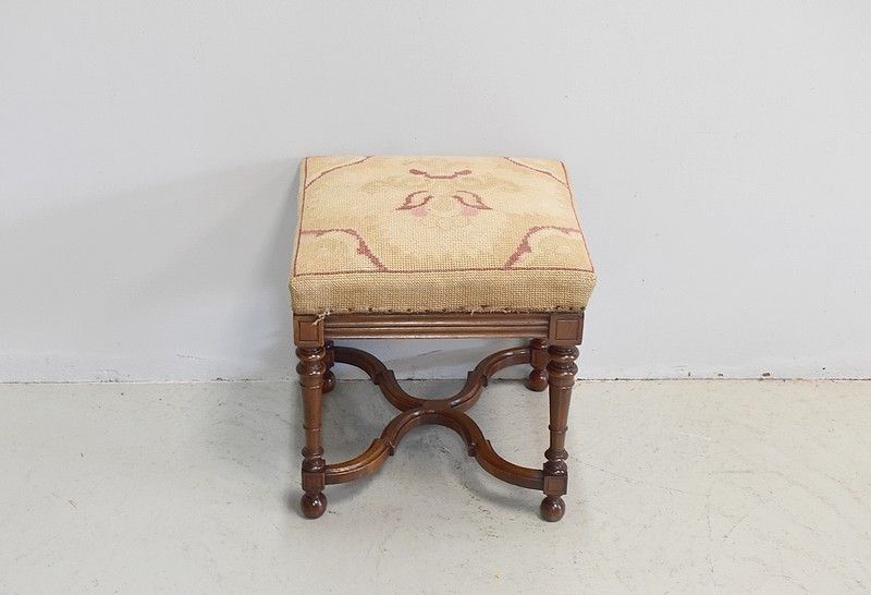 Louis XIV Square Stool  1900