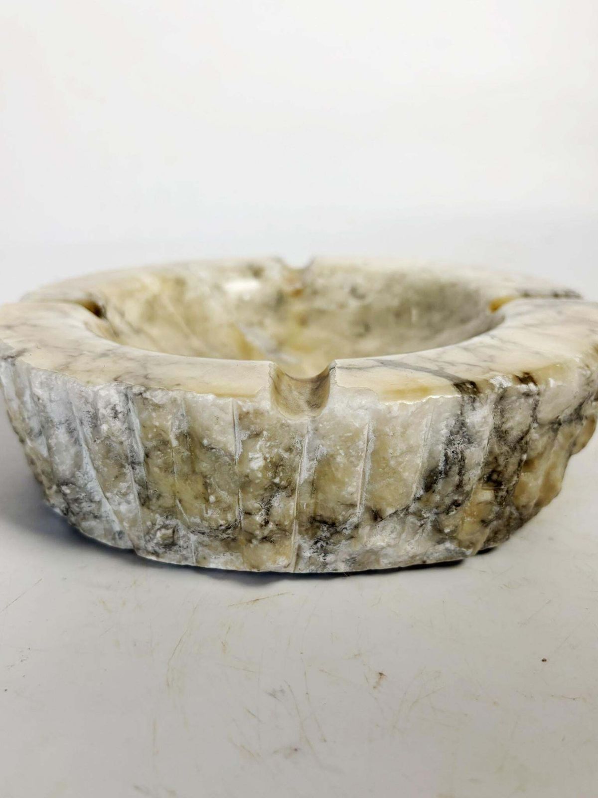 White Marble Ashtray, France, 1970 photo 480.0