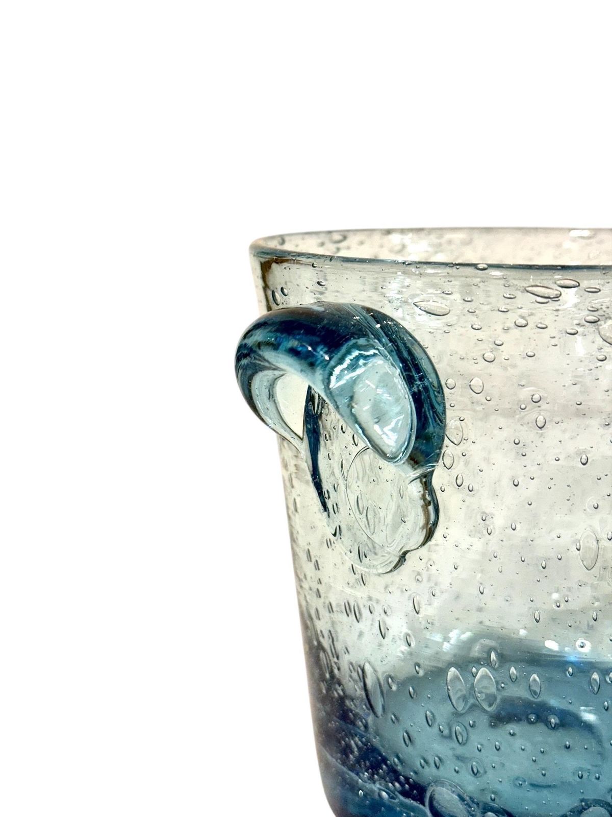 photo furniture Biot Blue Bubble Glass Champagne Bucket
