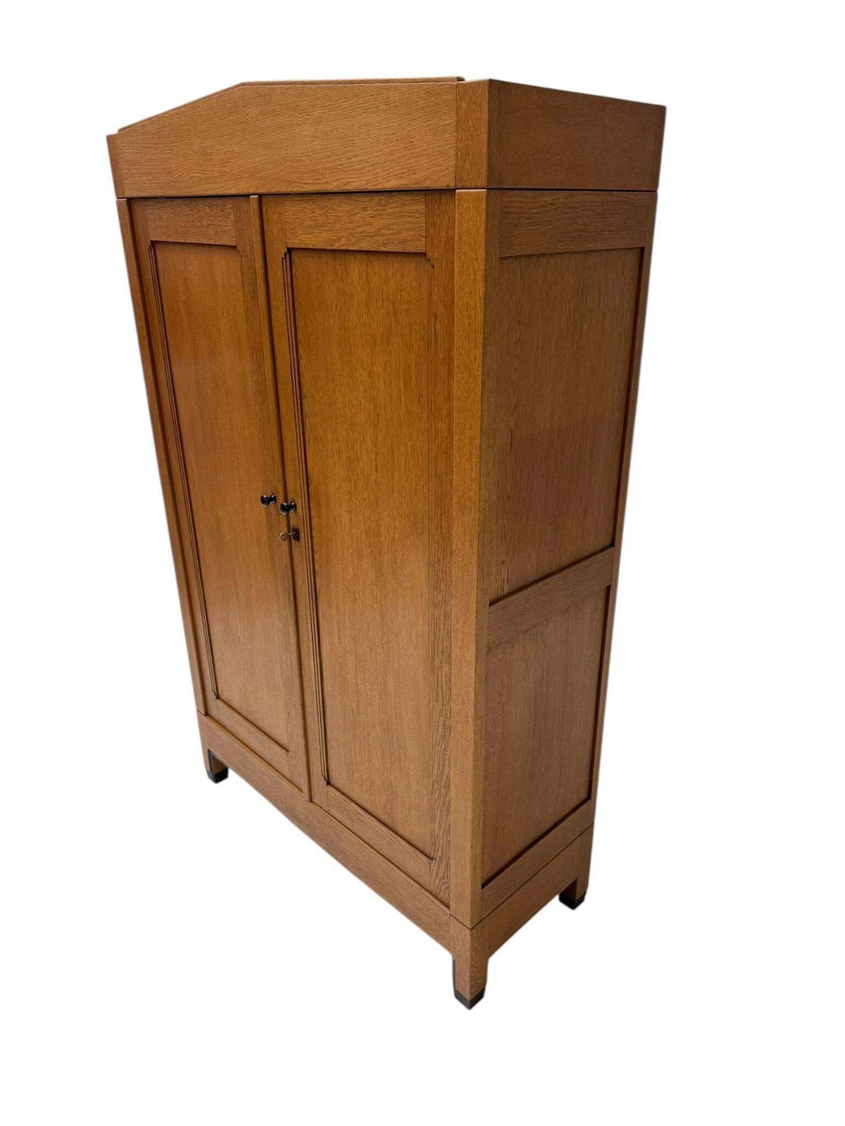 Art Deco Amsterdamse School Armoire By Hildo Krop For Gebroeders Monsieur photo 10030.0