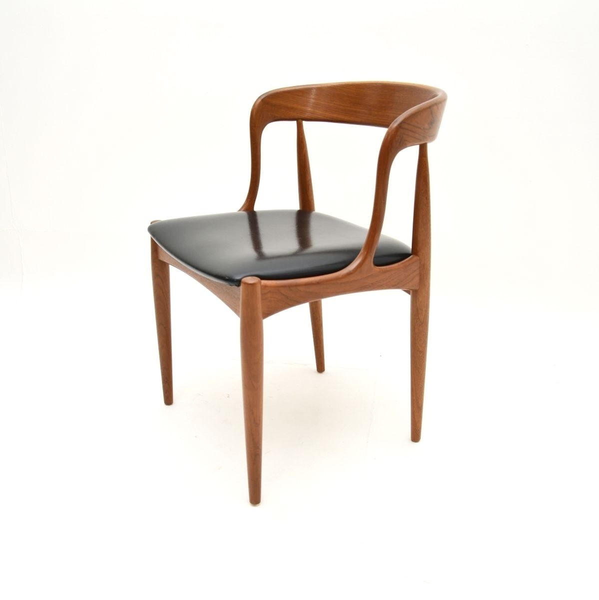 Set Of Eight Danish Vintage Teak Dining Chairs By Johannes Andersen photo Furniture