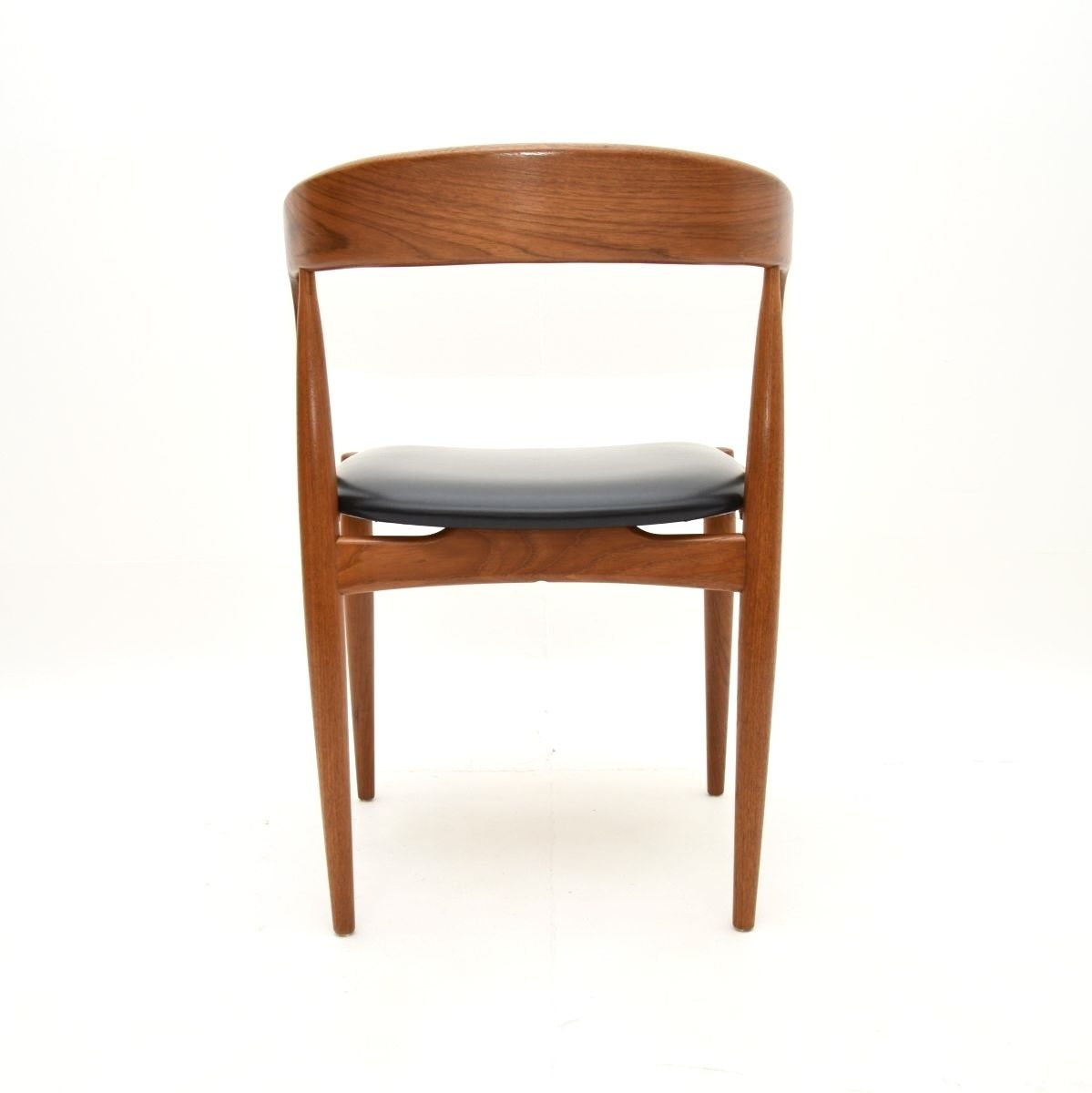 Furniture Set Of Eight Danish Vintage Teak Dining Chairs By Johannes Andersen photo