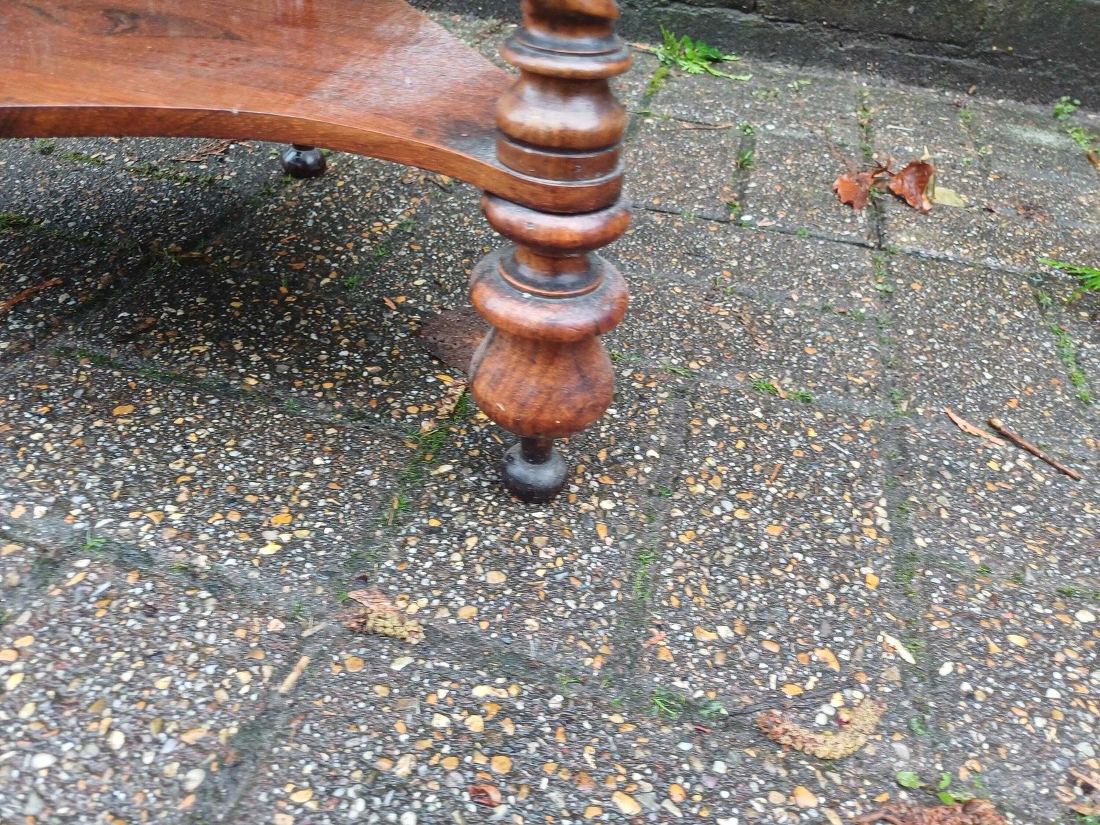 Stunning High Quality Antique Victorian Rosewood Corner Wot Not Shelf Stand Twisted Barley Twist Columns, Fretwork Back photo Furniture