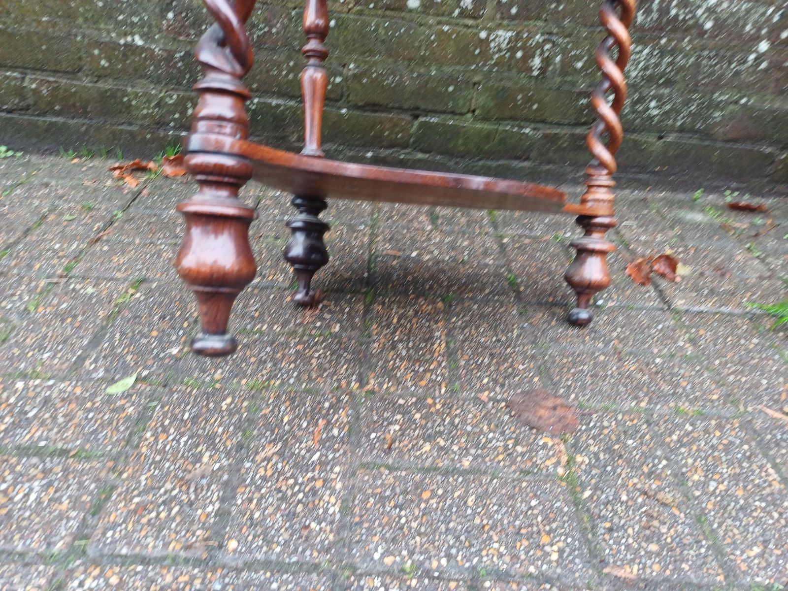Stunning High Quality Antique Victorian Rosewood Corner Wot Not Shelf Stand Twisted Barley Twist Columns, Fretwork Back photo buy