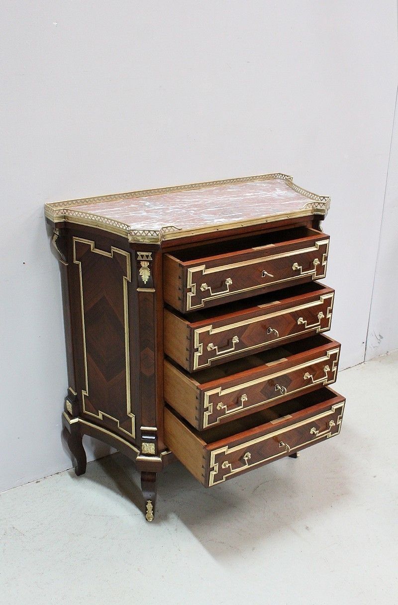 Small Chest Of Drawers Louis XVI, 19th Century photo 2897.39