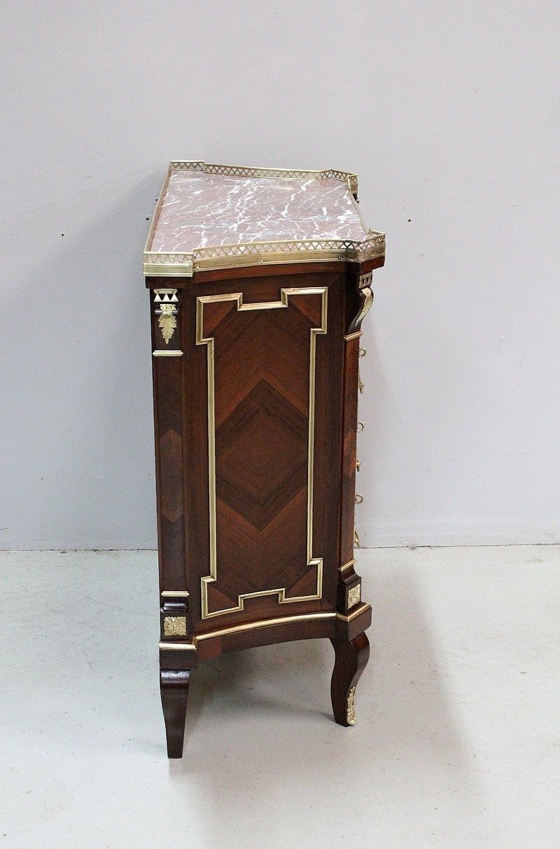 Small Chest Of Drawers Louis XVI, 19th Century photo vintage