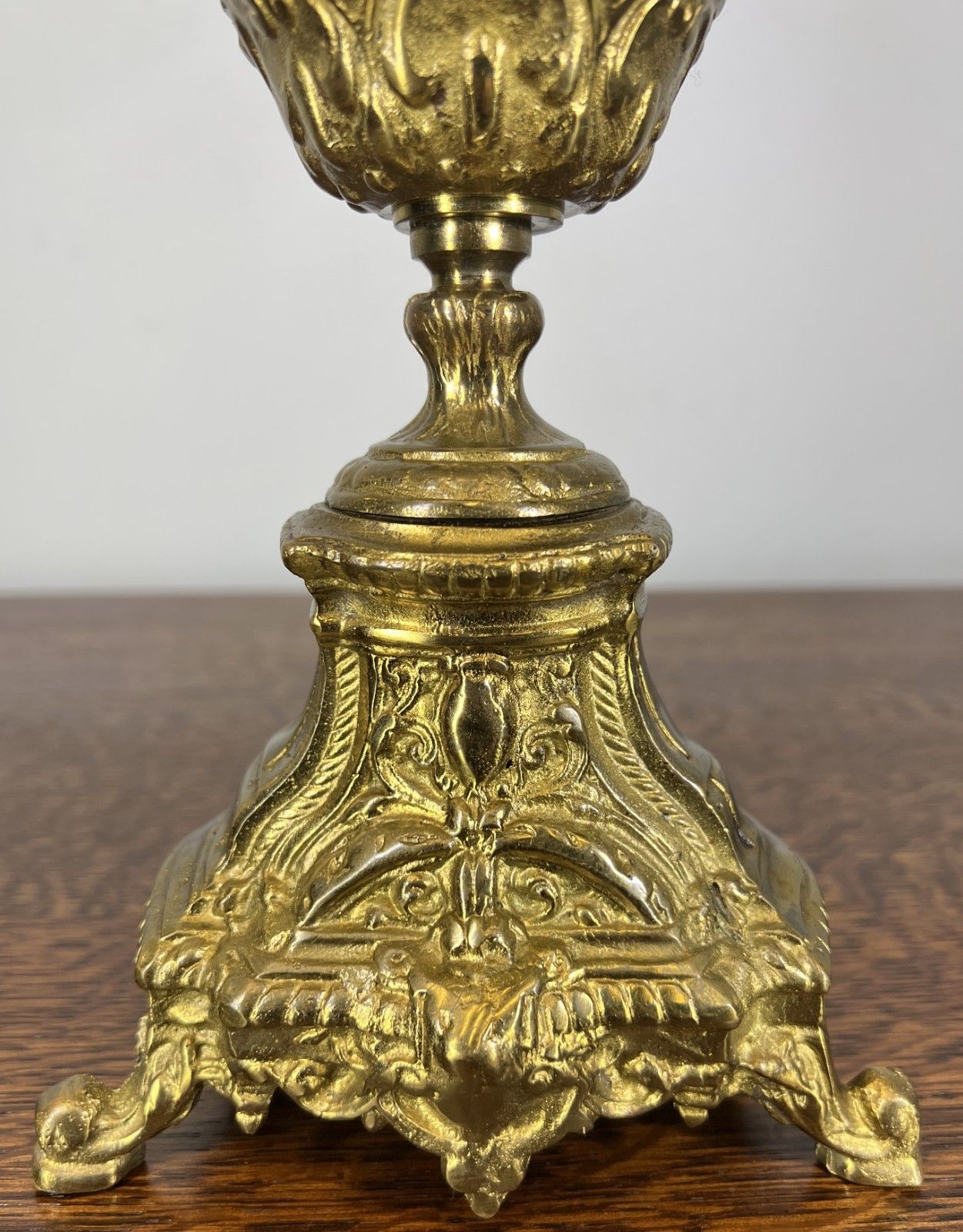 Candelabra Vintage French Style Ornate Five Arm Candle Holder Lot 4758 photo vinterior