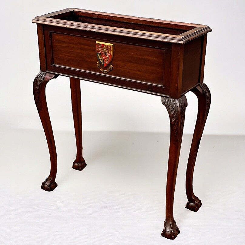 Edwardian Country House Mahogany Jardiniere Planter. photo vintage