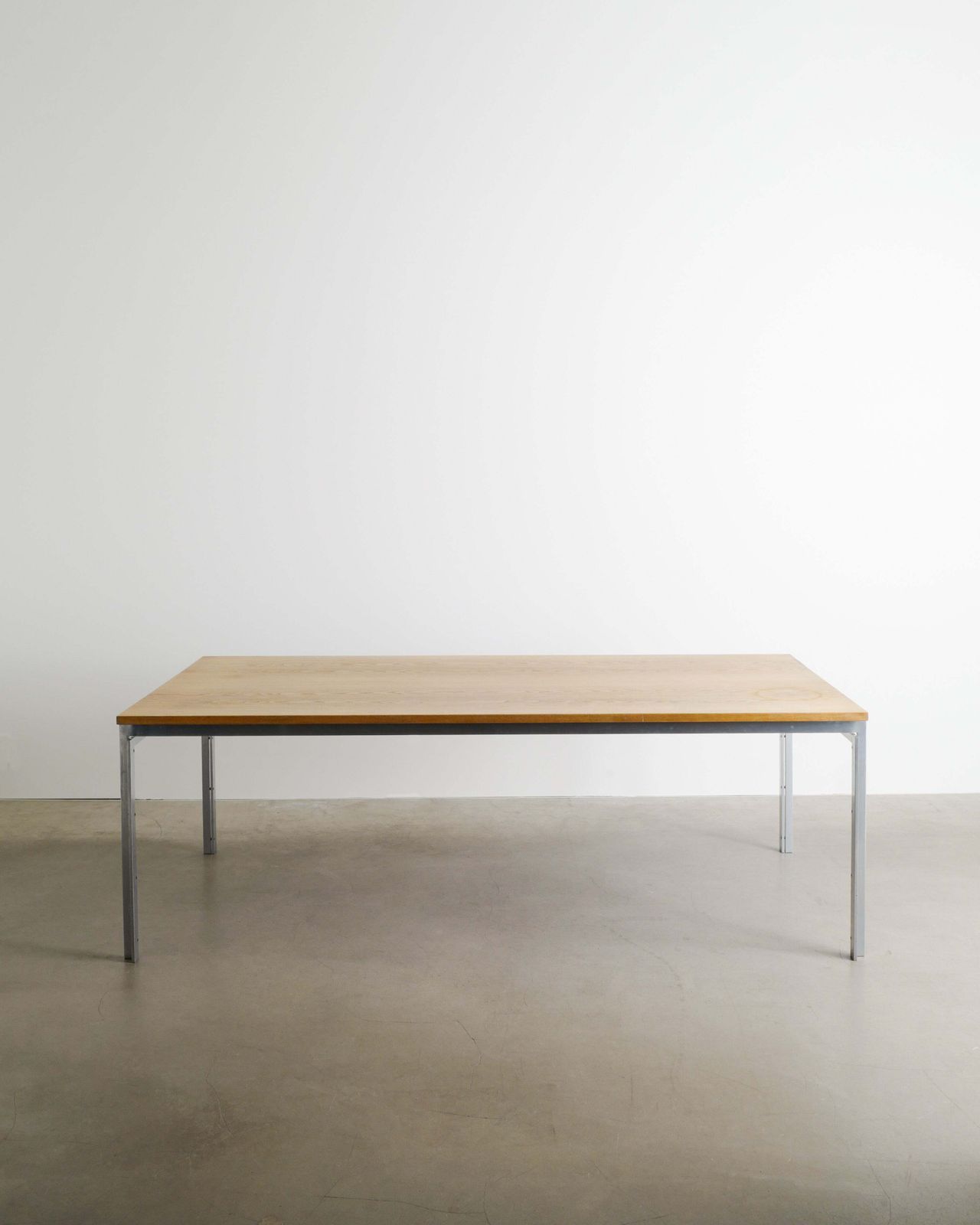 Poul Kjaerholm "Pk51" Working Desktable In Ash Wood & Steel By E. Kold, 1960s