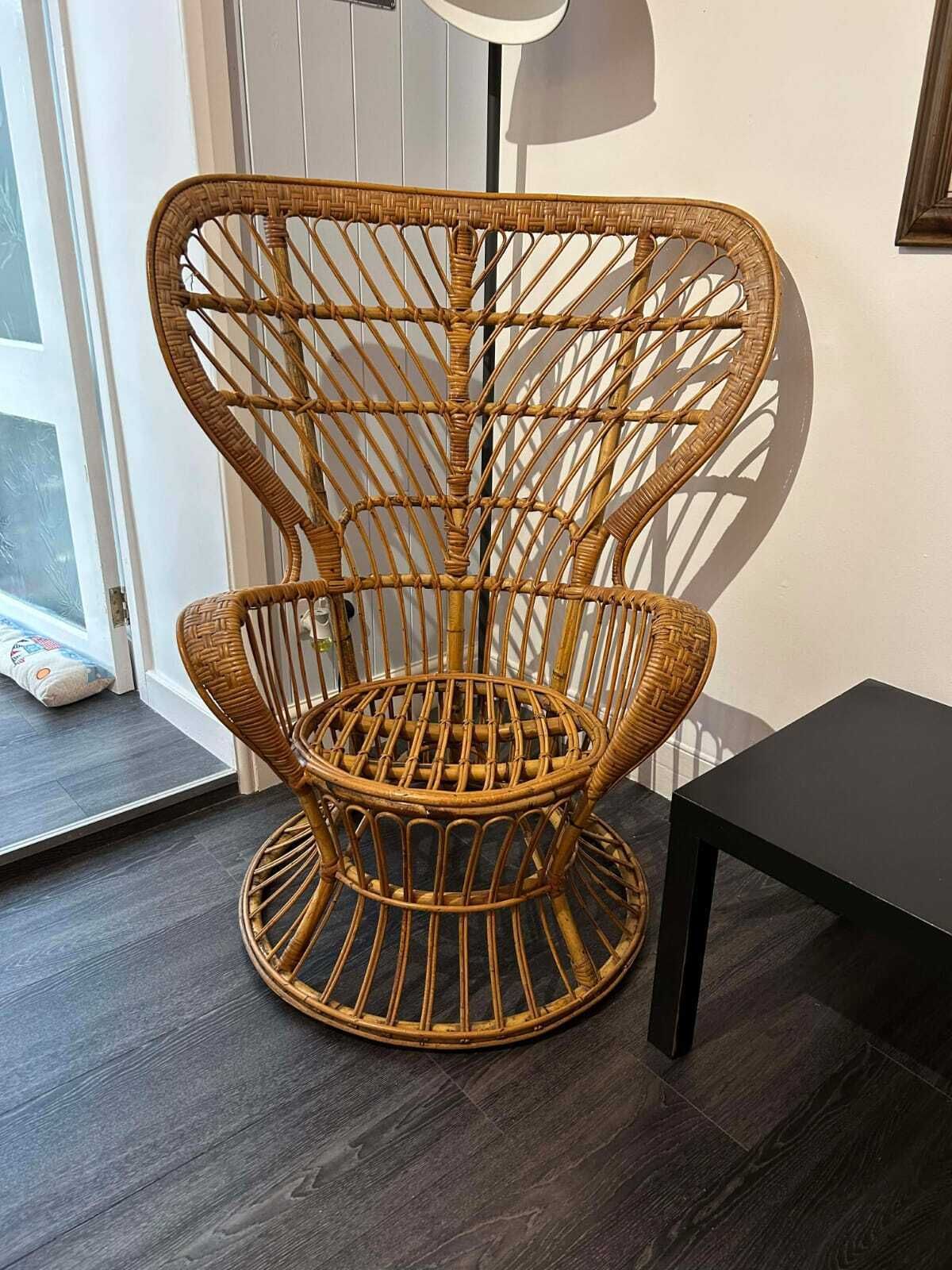 Gio Ponti 1950's Rattan Chair photo 795.0