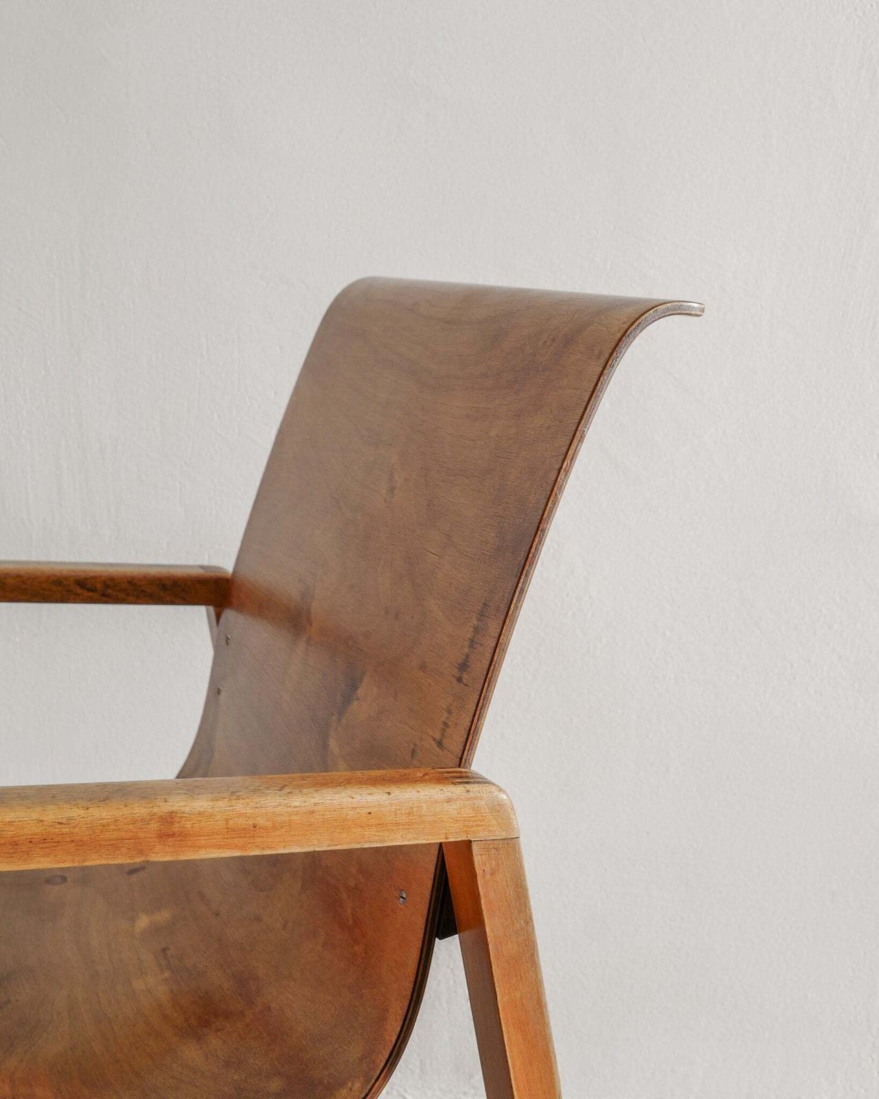 Early Finnish Mid Century Wooden "No 51 / Hallway" Armchair By Alvar Aalto, 1930s photo Furniture