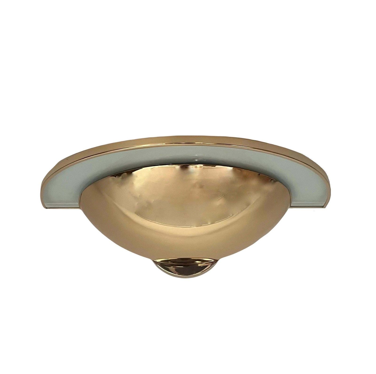 Postmodern Gold Pair Of Wall Sconces By Estiluz, Barcelona, 1980s photo vinterior