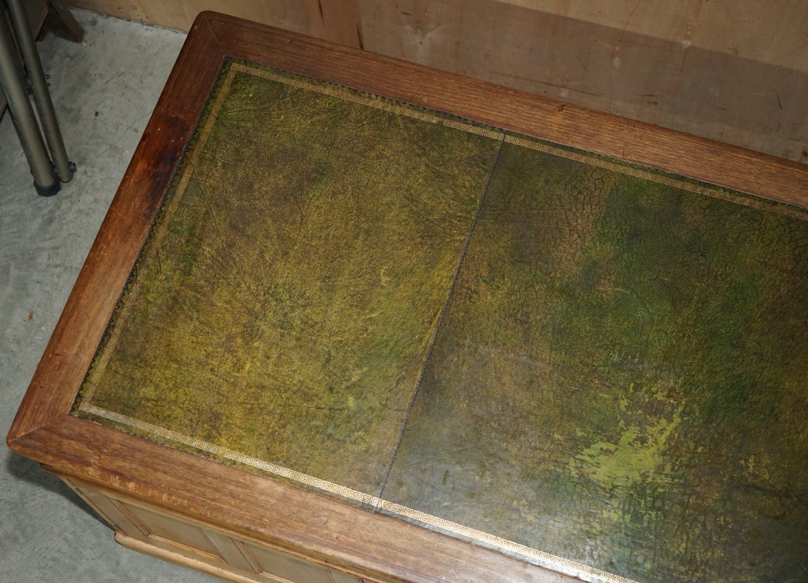 photo for sale Antique 1880 London North Western Railway Stamped Station Masters Campaign Desk