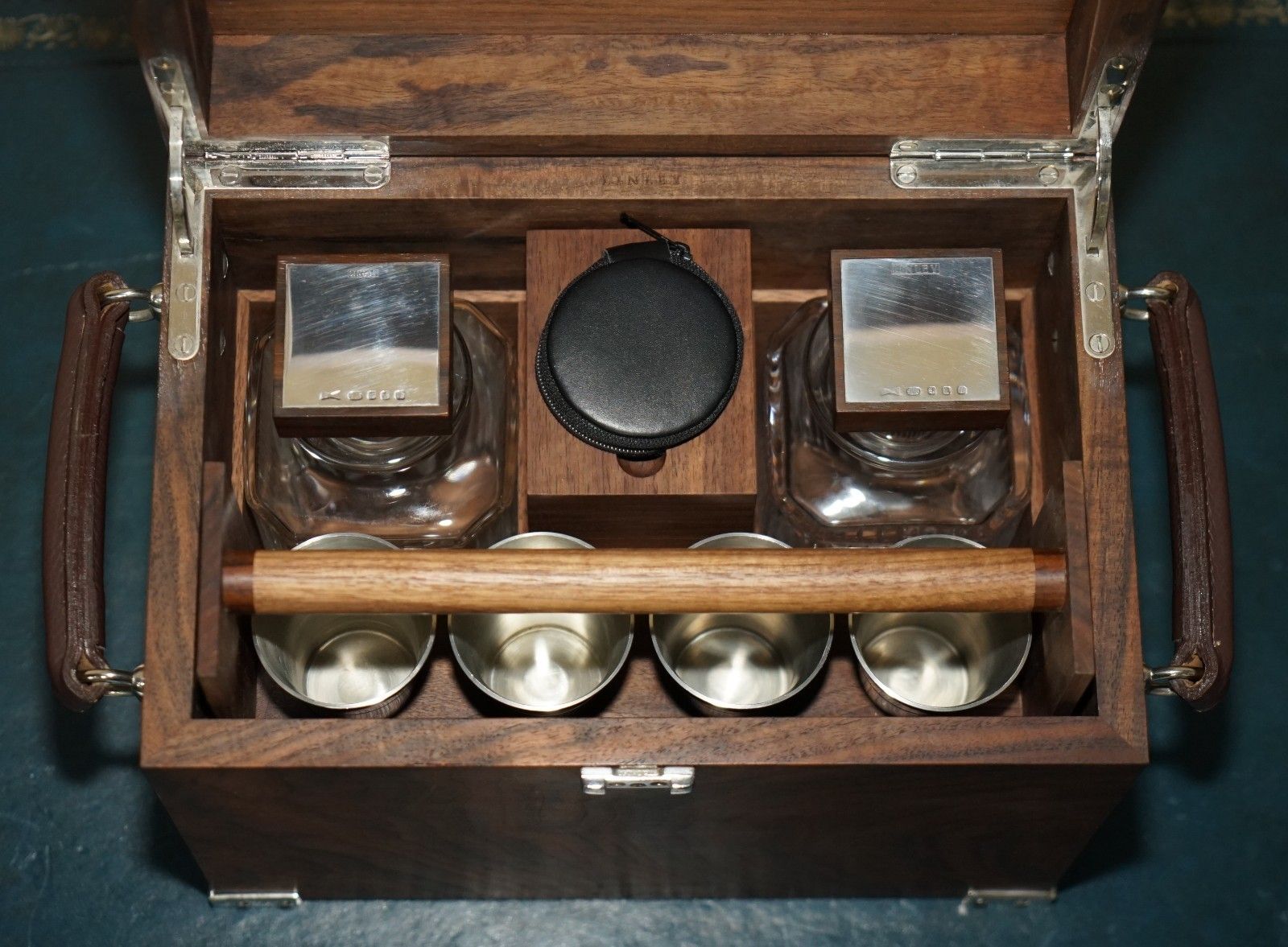 Home Decor Sublime Viscount David Linley Sterling Silver Gentlemans Shooting Compendium photo