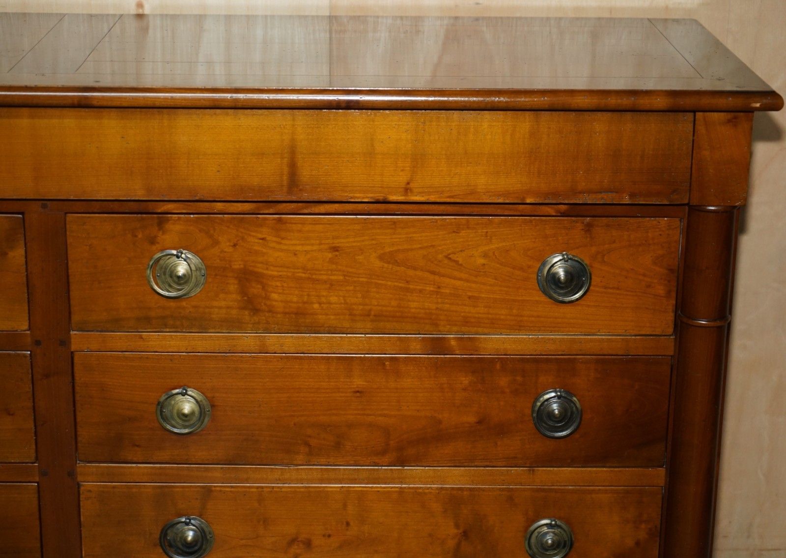 Lovely Vintage Grange Paris Cherry Wood Sideboard Bought From Harrods London photo vintage