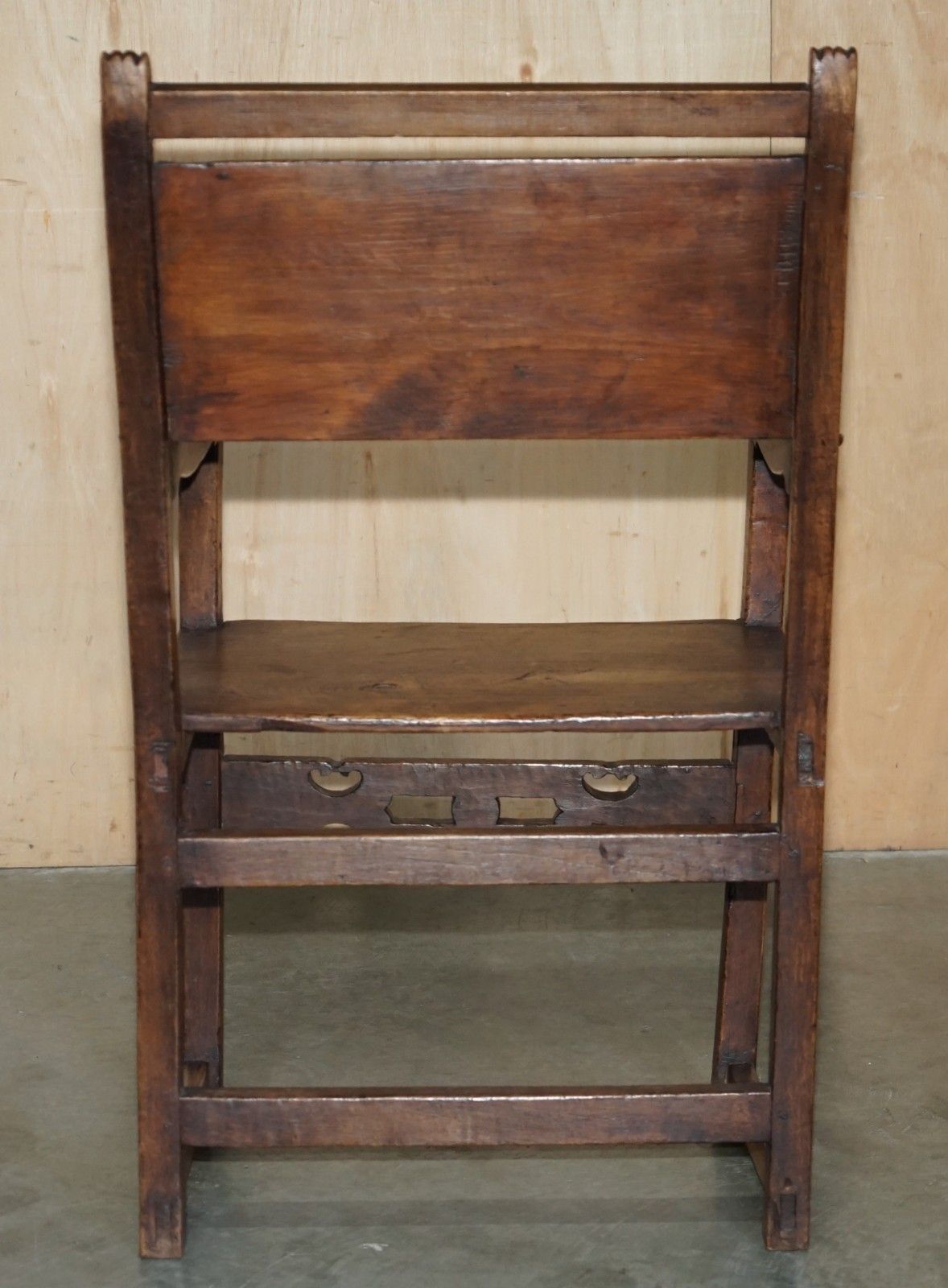 photo buy Stunning Circa 1780 1820 Antique Hand Carved Elm & Fruitwood Provincial Chair