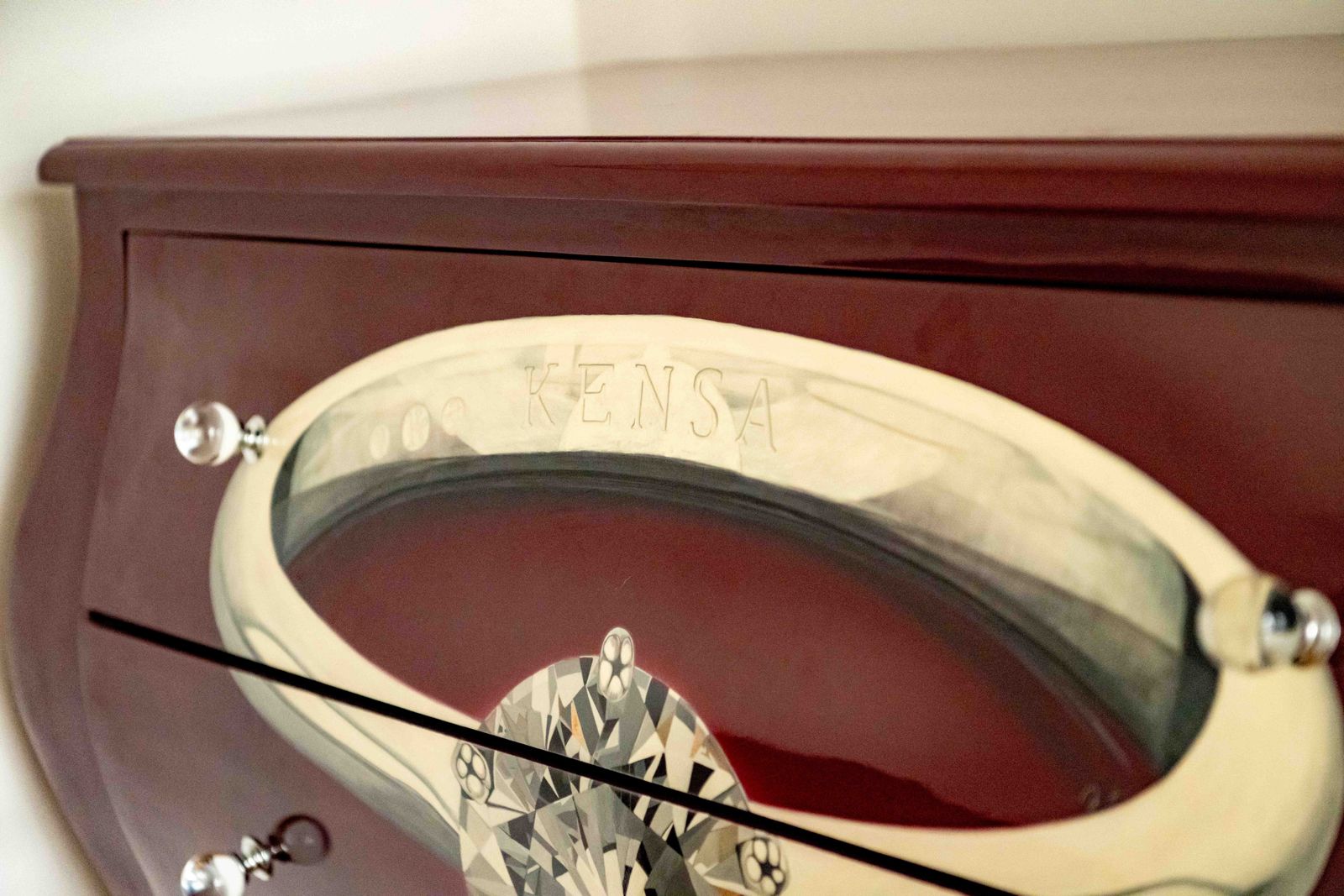 photo buy Kensa Design Lacquered Sideboard Chest Of Drawers – Hand Painted By Kensa Designs