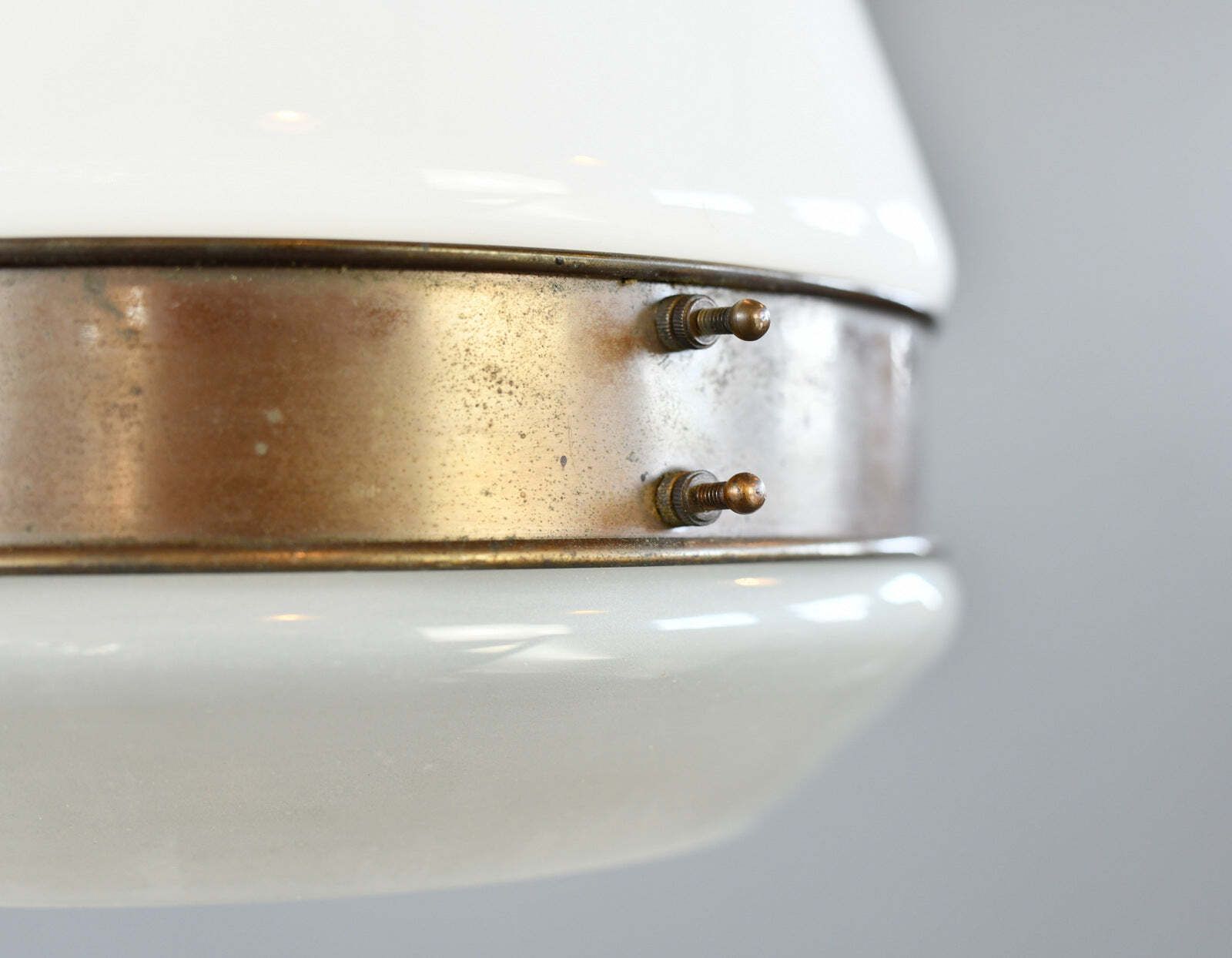 German Opaline Pendant Light Circa 1910 photo vinterior