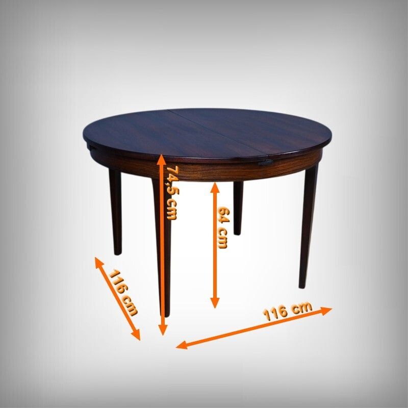 photo buy Scandinavian Dining Table, Seats 6 To 8 – 1960