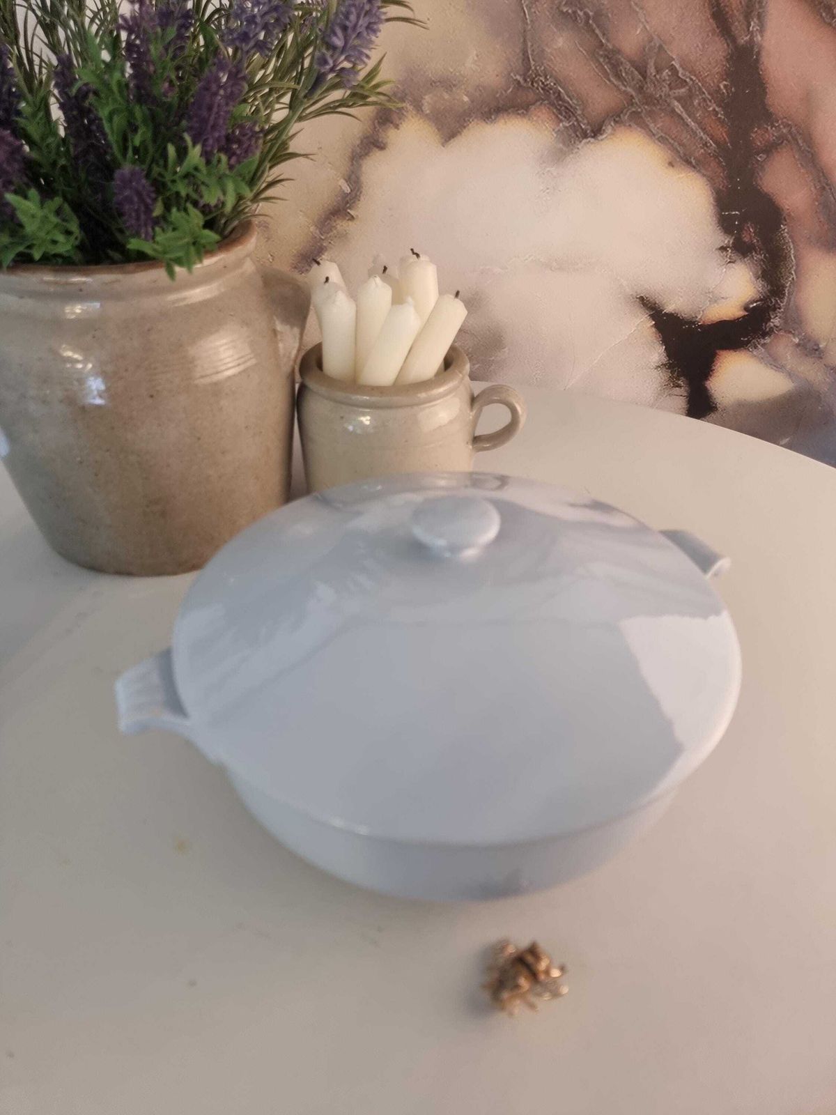 Antique Ironstone Tureen   Antique Tea Stained Tureen   Vintage Ironstone Serving Dish   Ironstone Serving Bowl photo Home Decor