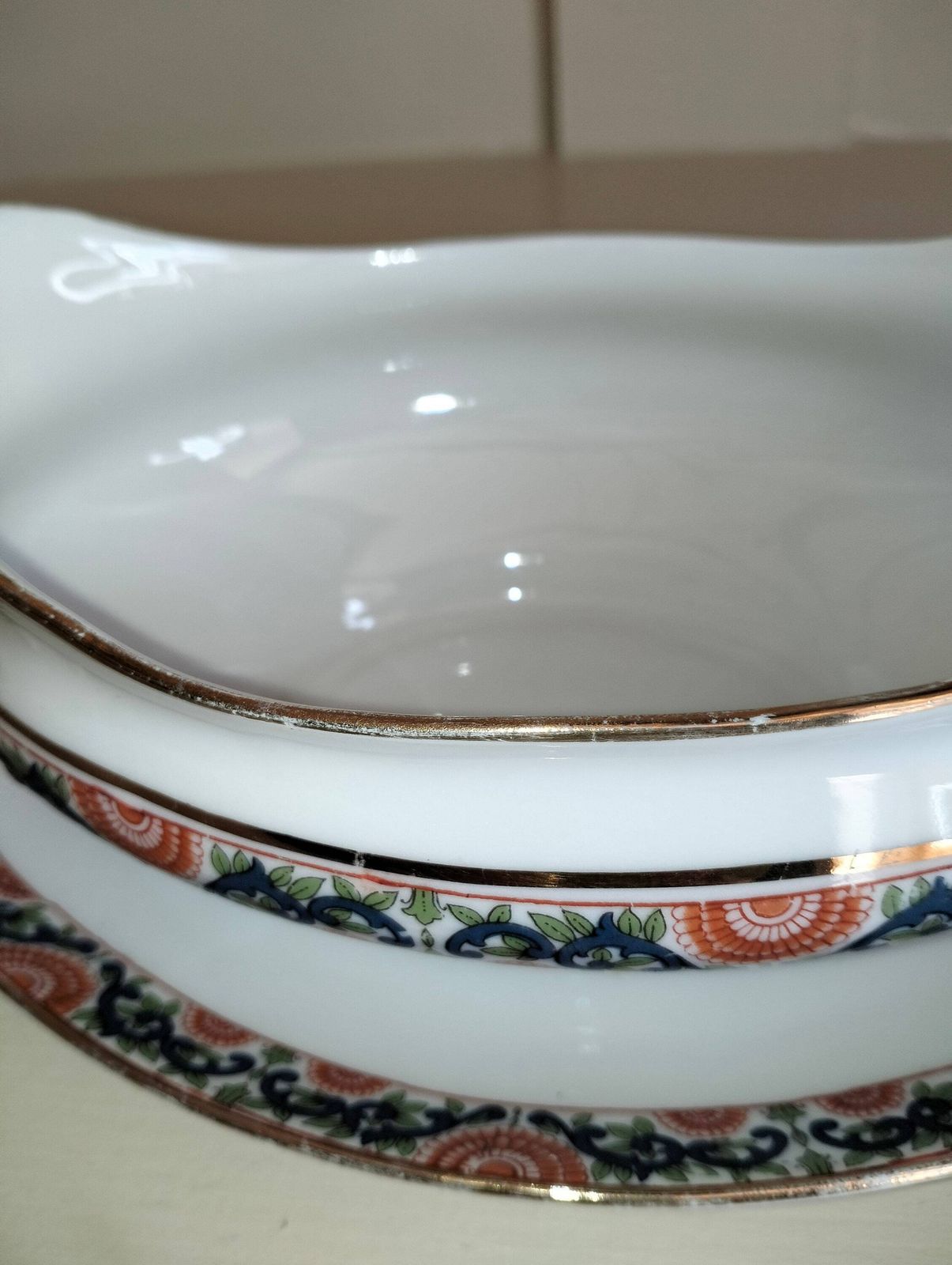 Antique Limoges Porcelain Gravy Boat, French Pedestal Sauce Jug photo 73.95