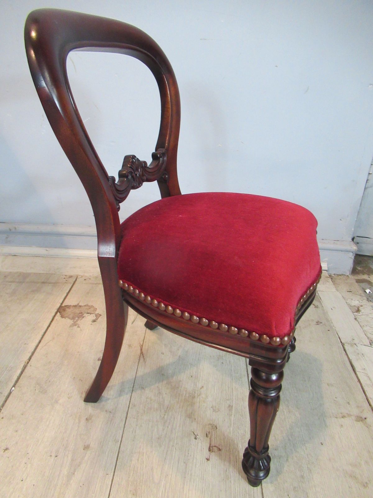 A    Decorative  Tiny Size  Copy Of A Victorian    1870s Dining Chair photo 55.0