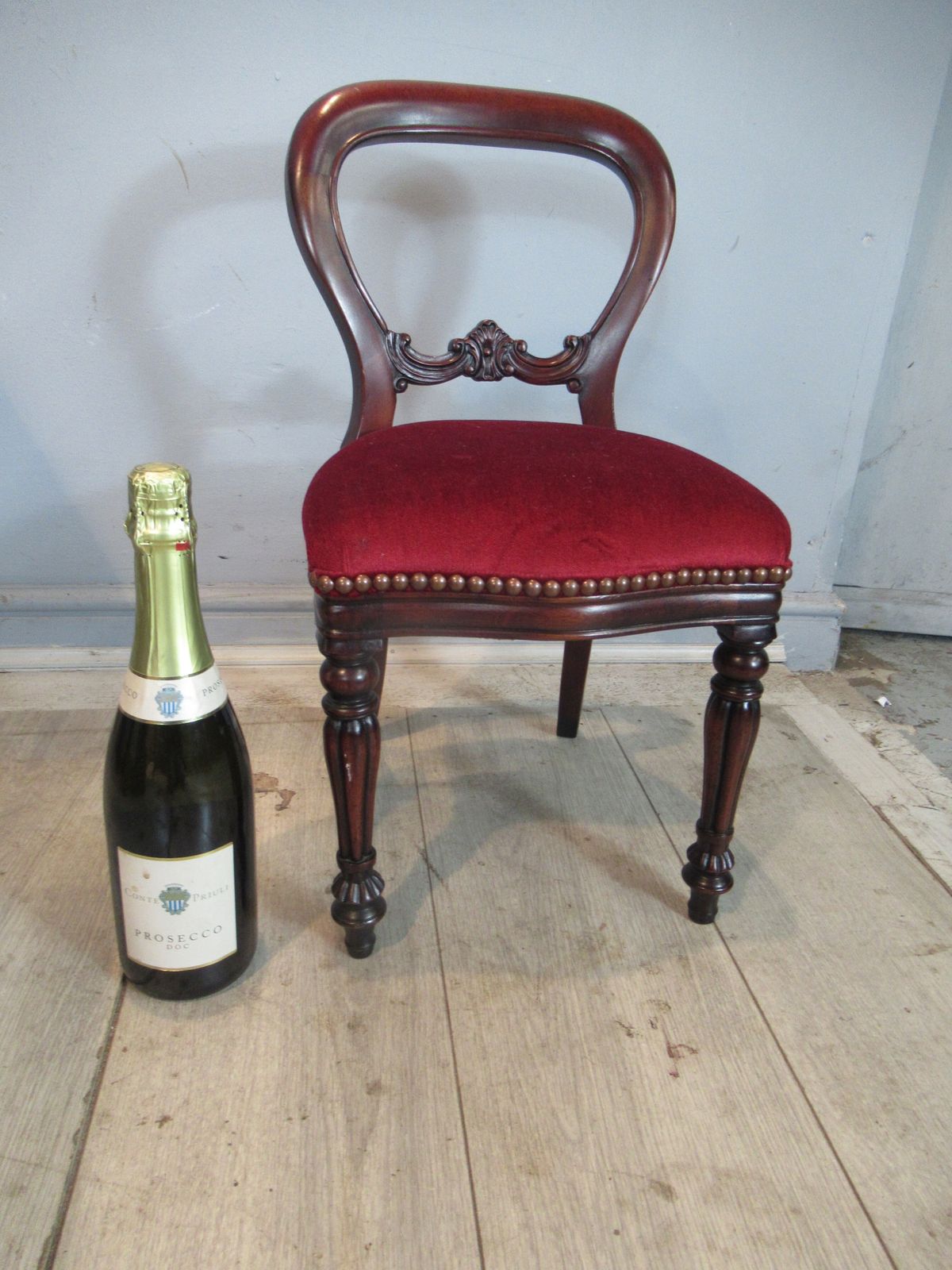 A    Decorative  Tiny Size  Copy Of A Victorian    1870s Dining Chair photo vinterior