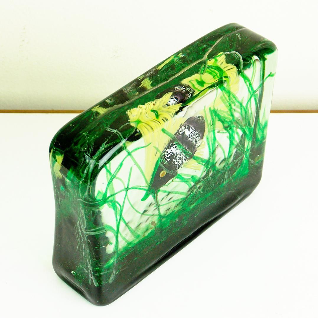 Murano Glass Aquarium By Riccardo Licata For Gino Cenedese, Italy 1960s photo vintage
