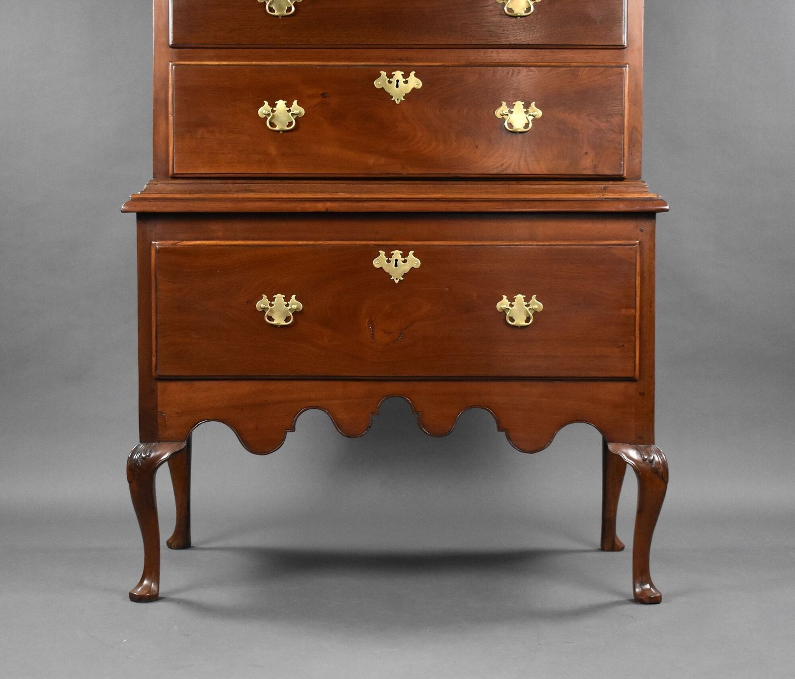 George I Walnut Chest On Stand photo for sale