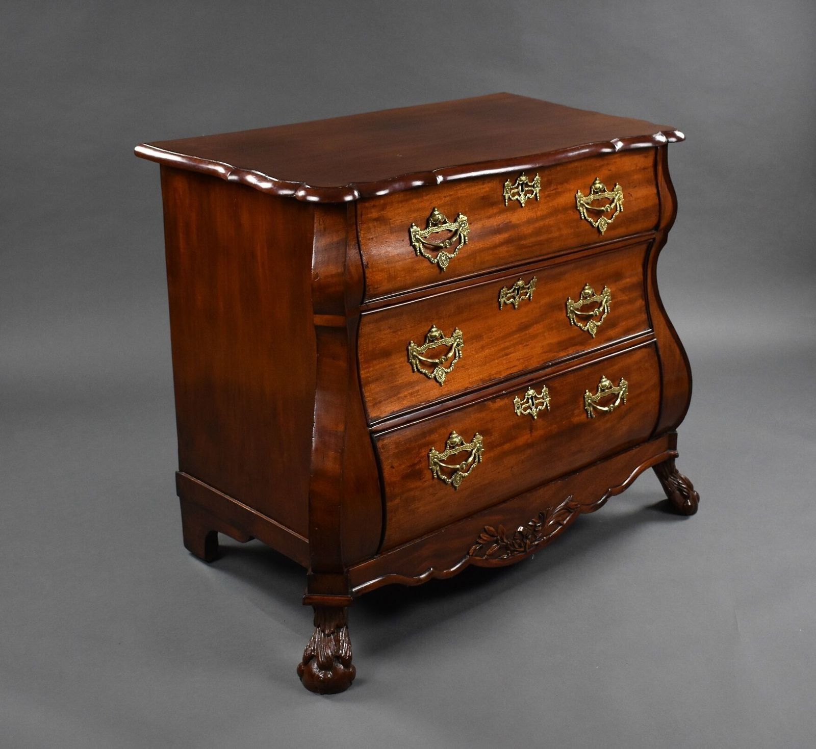 19th Century Dutch Mahogany Chest Of Drawers