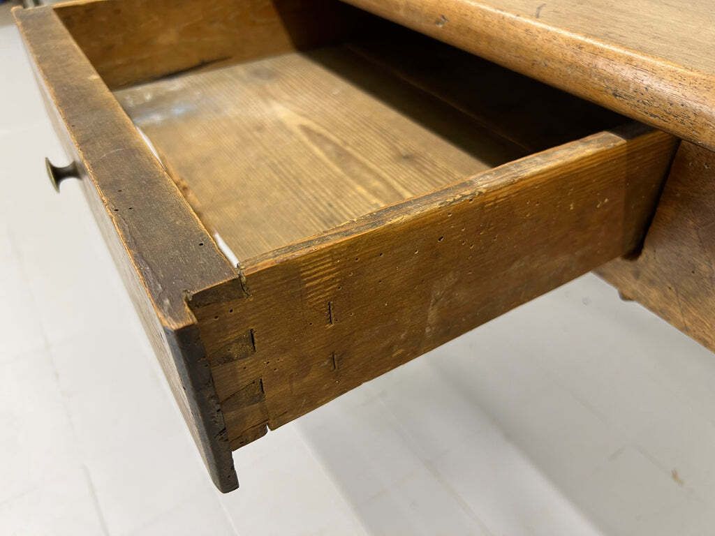 Silvered Wooden 94cm Wide Taper Leg Table Desk photo Furniture