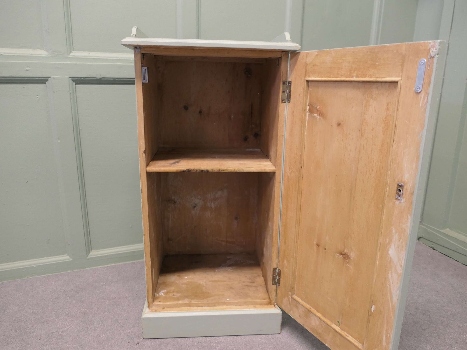 A Good Quality Pine Bedside Cupboard A Good Quality Pine Bedside Cupboard photo Furniture