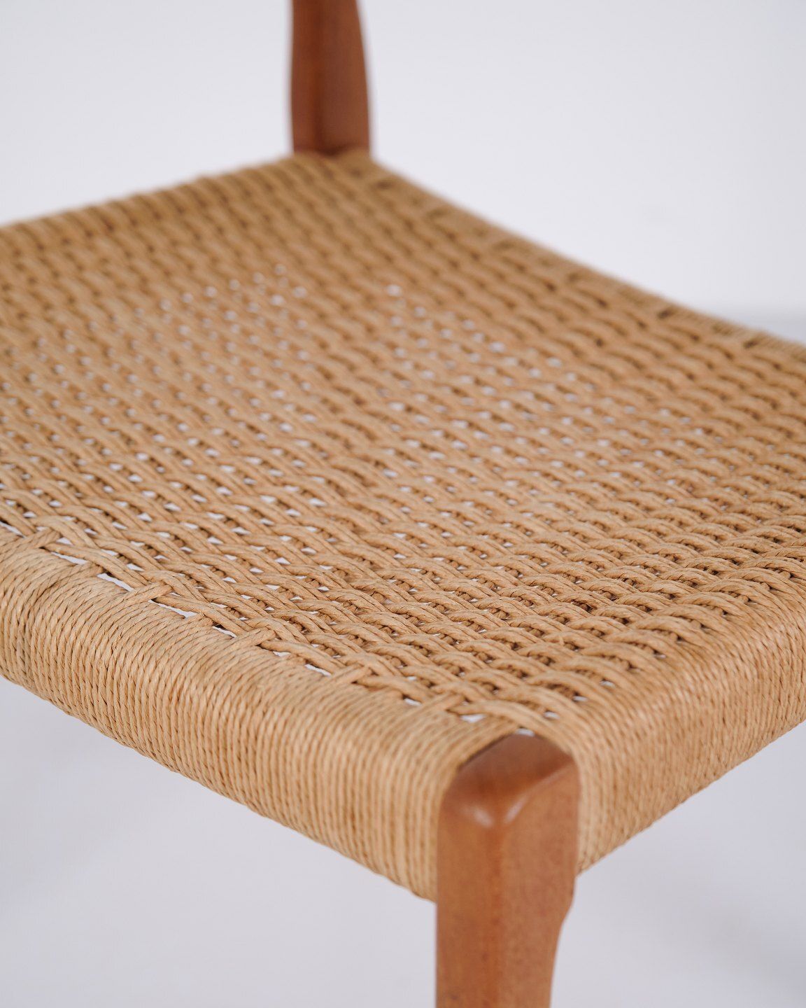 Dining Chair   Model 55   Teak & Wicker   No Møller   Jl Møllers Furniture Factory   1960s photo 1201.0