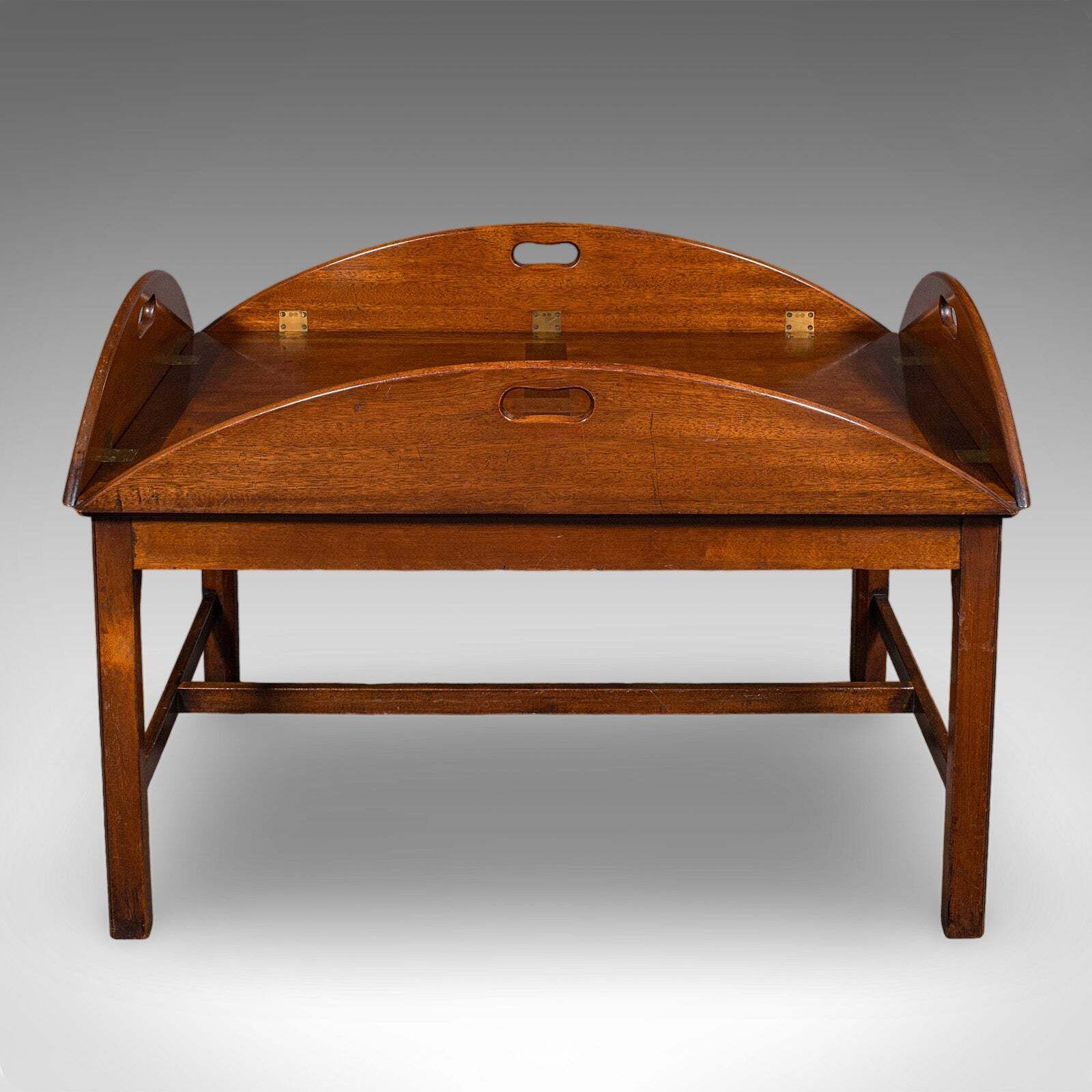 Large Vintage Butler's Tray Table, English, Serving Stand, Art Deco, Circa 1930 photo Furniture