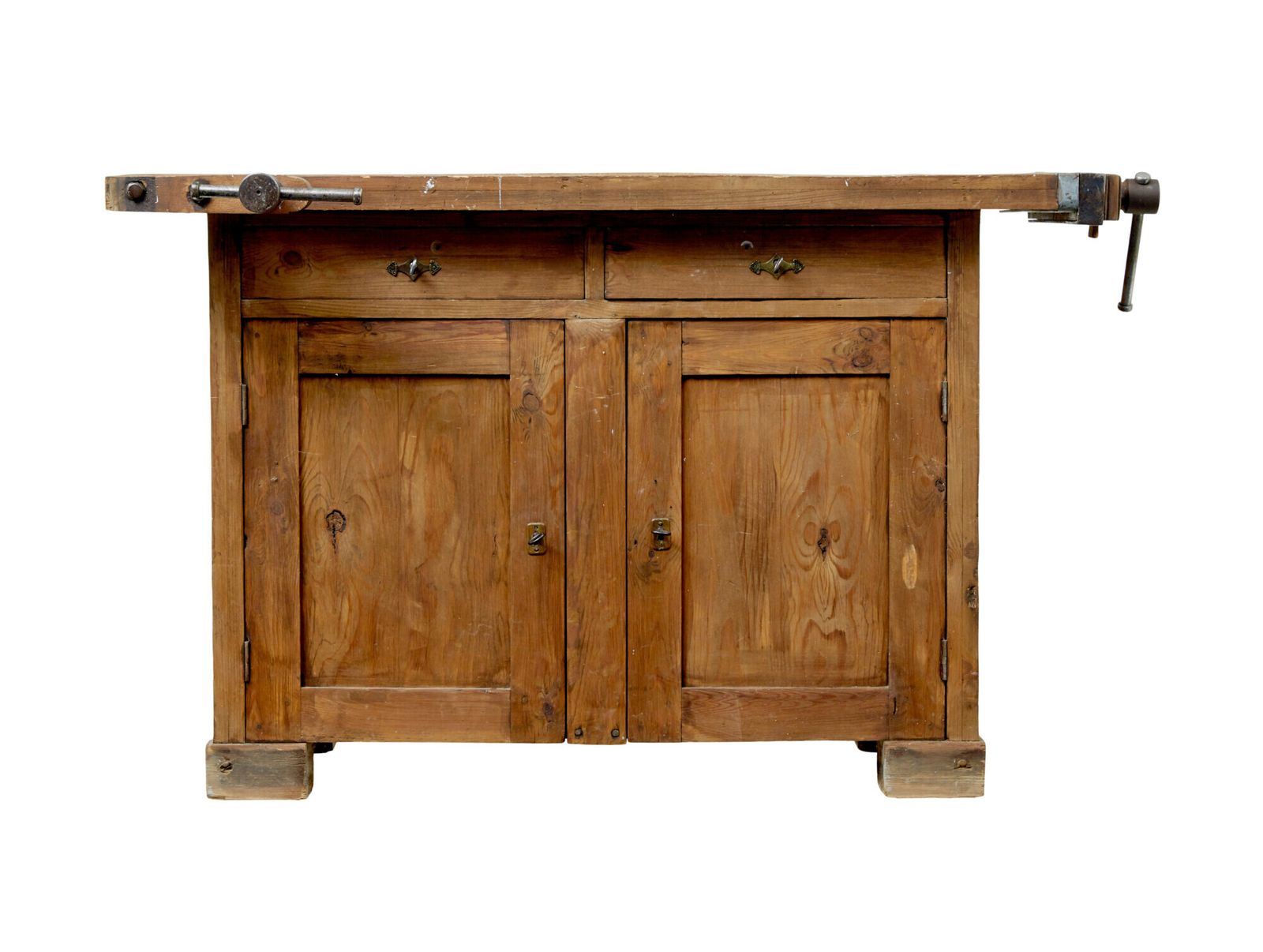Furniture 19th Century Swedish Pine Workbench photo
