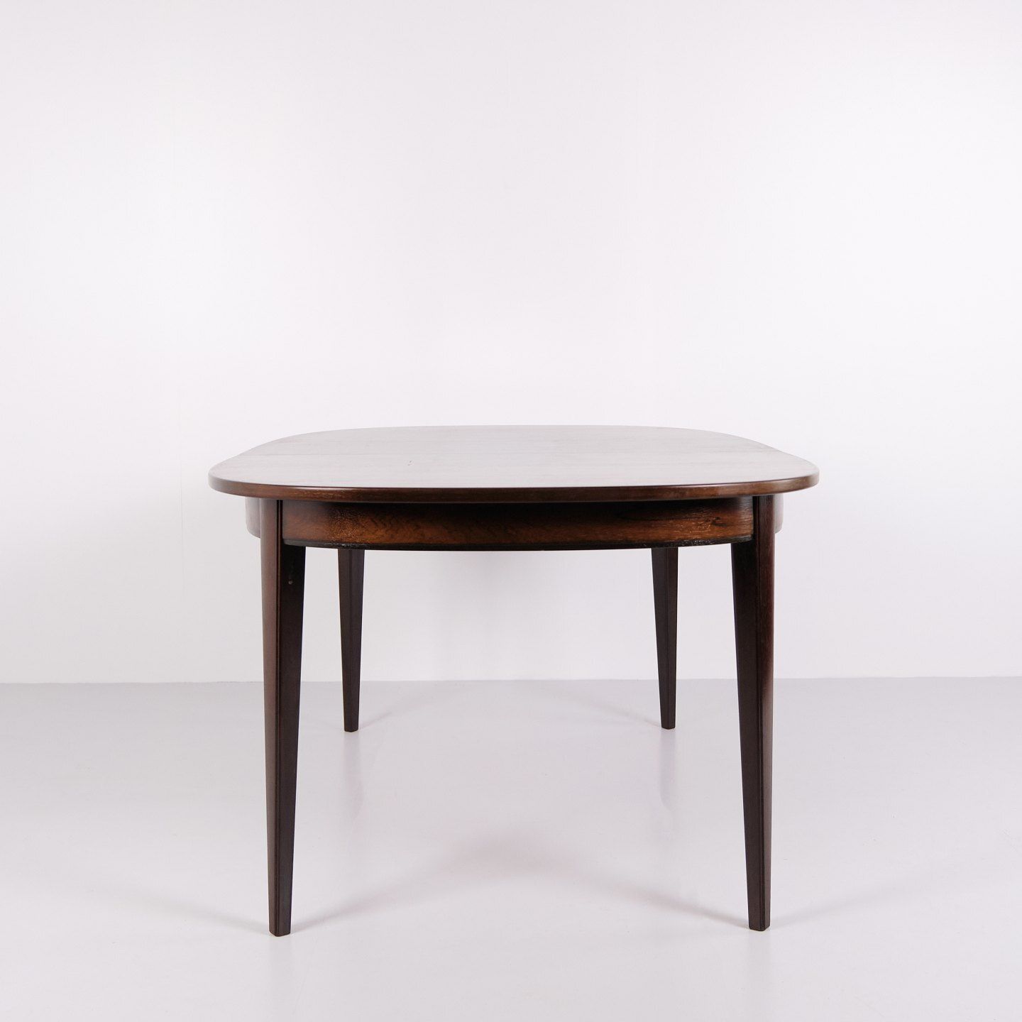 Oval Dining Table With Extension Leaves   Model 55   Rosewood   Gunni Omann   Omann Jun. Furniture Factory   1960s photo for sale