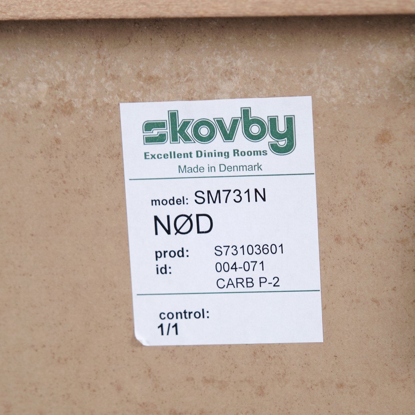 photo for sale Chest Of Drawers With 3 Drawers – Walnut – Metal Legs – Skovby Furniture Factory