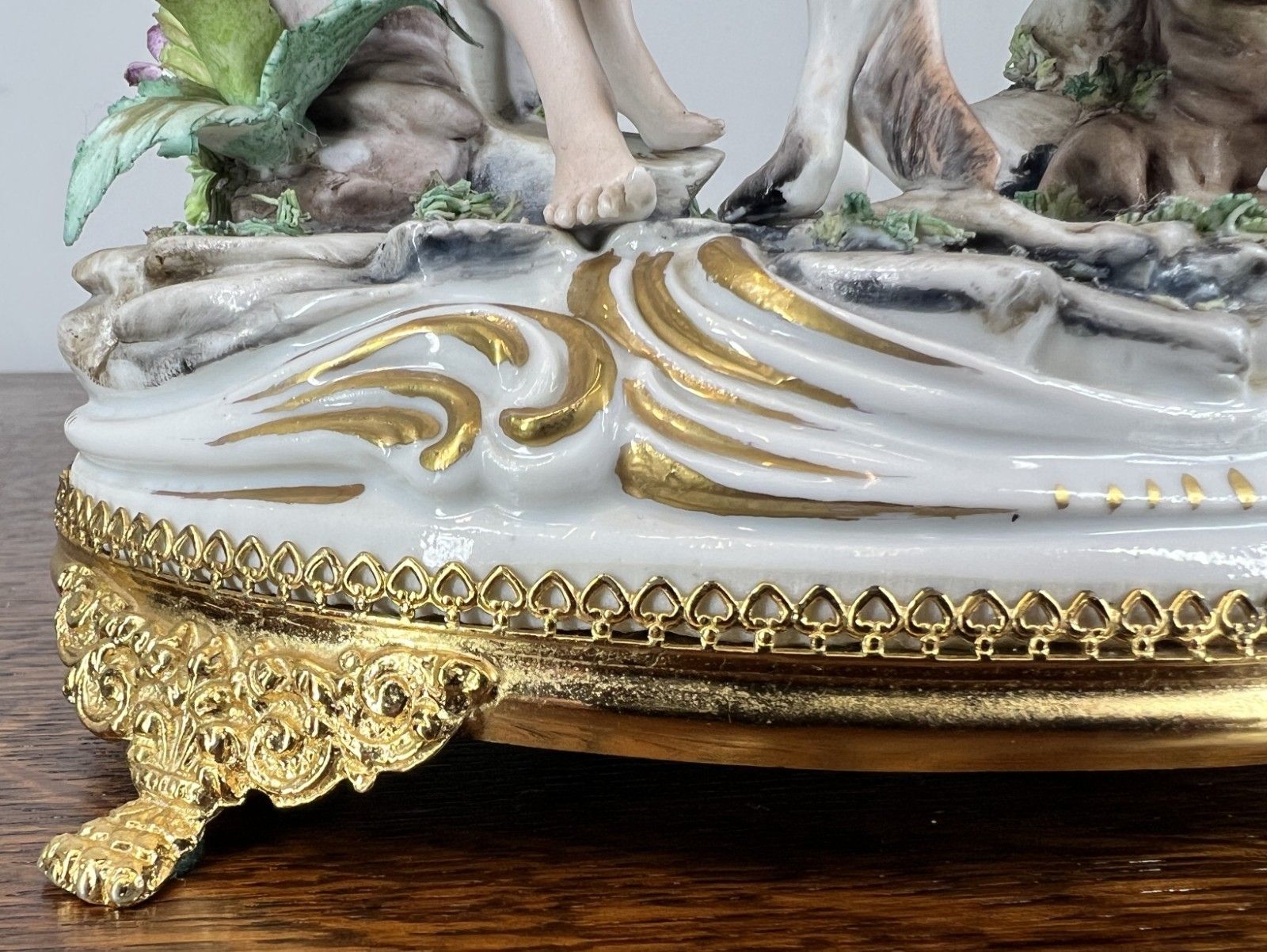 Figurines Vintage Style Italian Handmade Porcelain Capodimonte Lot 4761 photo vintage