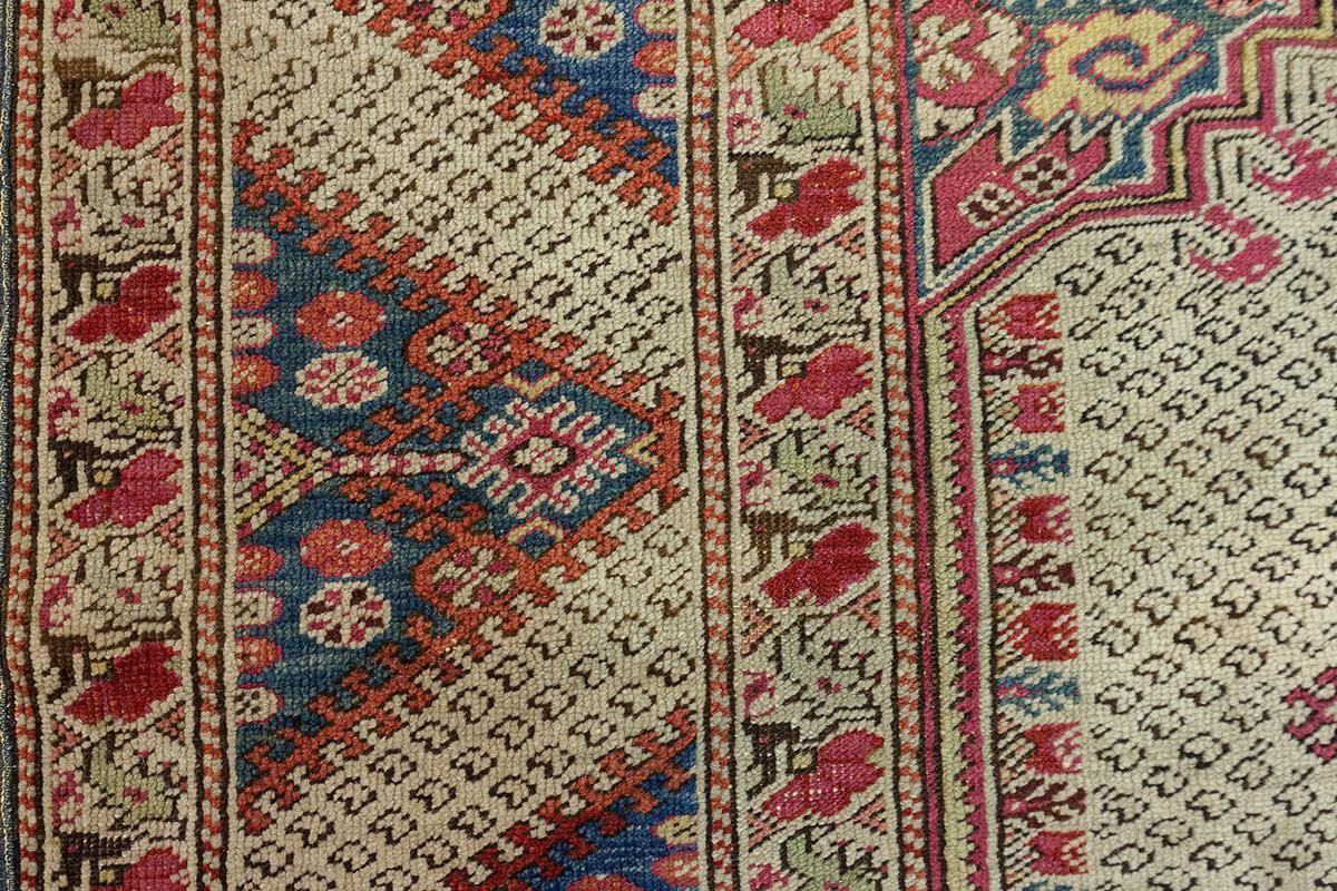 Kiz Ghiordes Rug, 18th Century And Earlier photo vintage