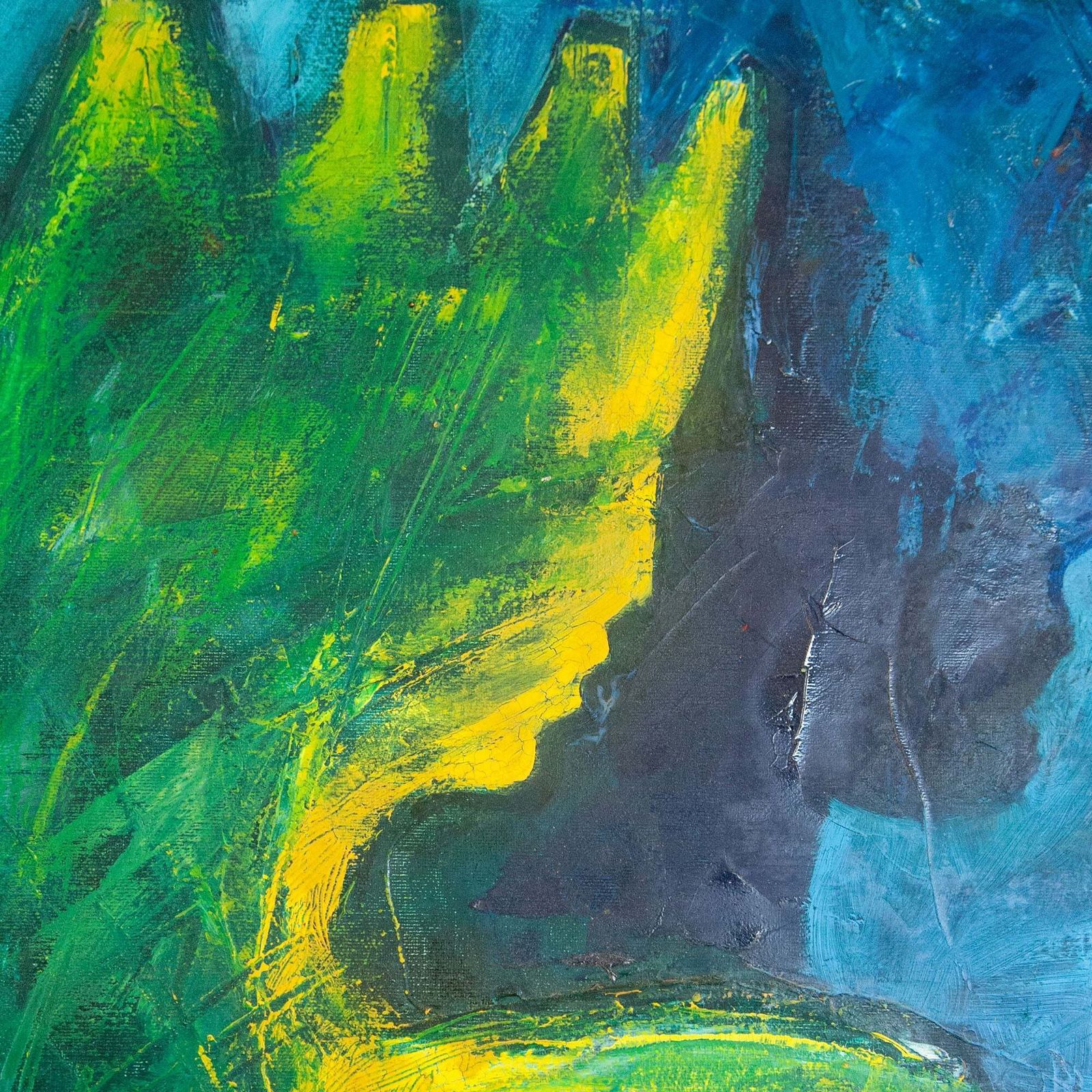 Abstracte Figuratieve Compositie – Volgeling Van De Cobra Groep – Gesigneerd En Gedateerd photo for sale