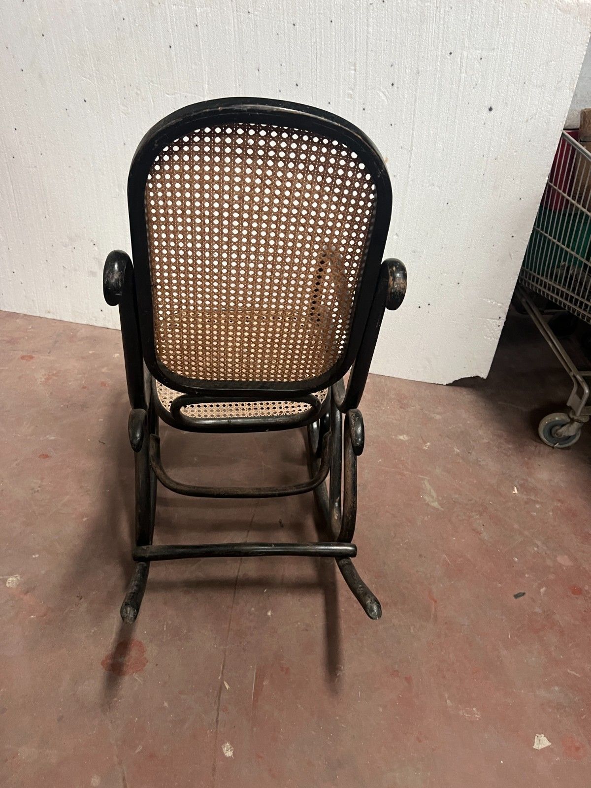 Rocking Chair Curved Wooden Rocking Chair 20th Century photo 312.75