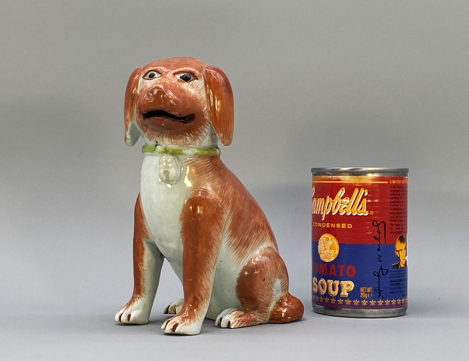 Exceptionally Rare 18thc Qianlong Period Chinese Porcelain Dog Statue Figurine photo furniture
