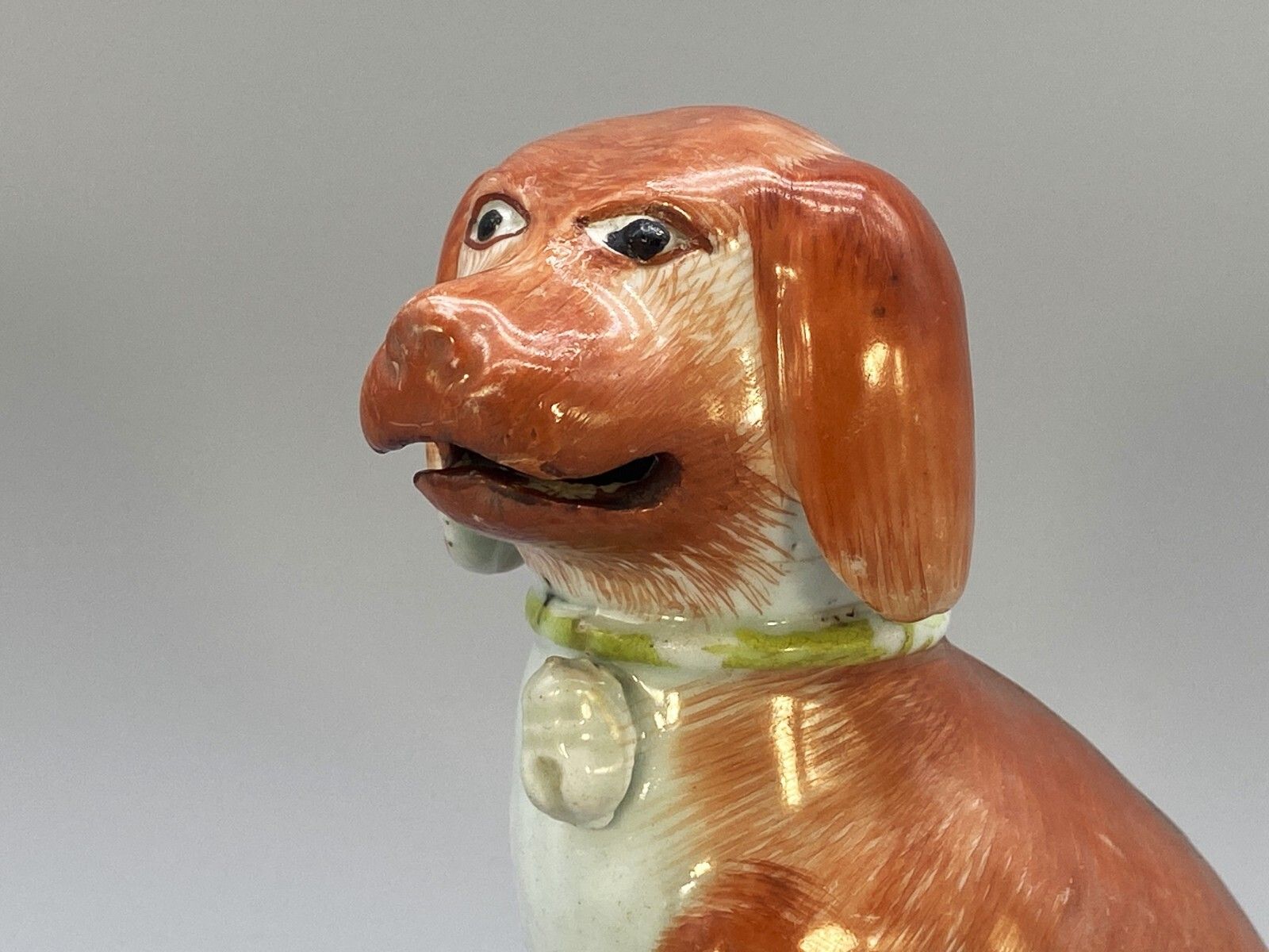 photo furniture Exceptionally Rare 18thc Qianlong Period Chinese Porcelain Dog Statue Figurine
