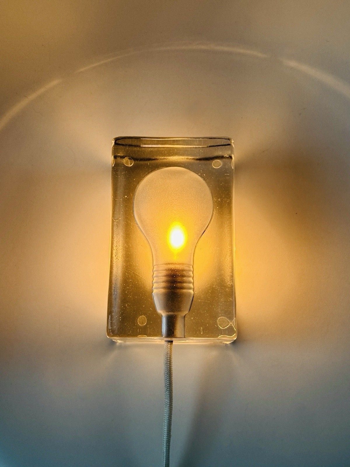 Genuine Design House Stockholm Block Lamp With White Cord Harri Koskinen Moma photo furniture