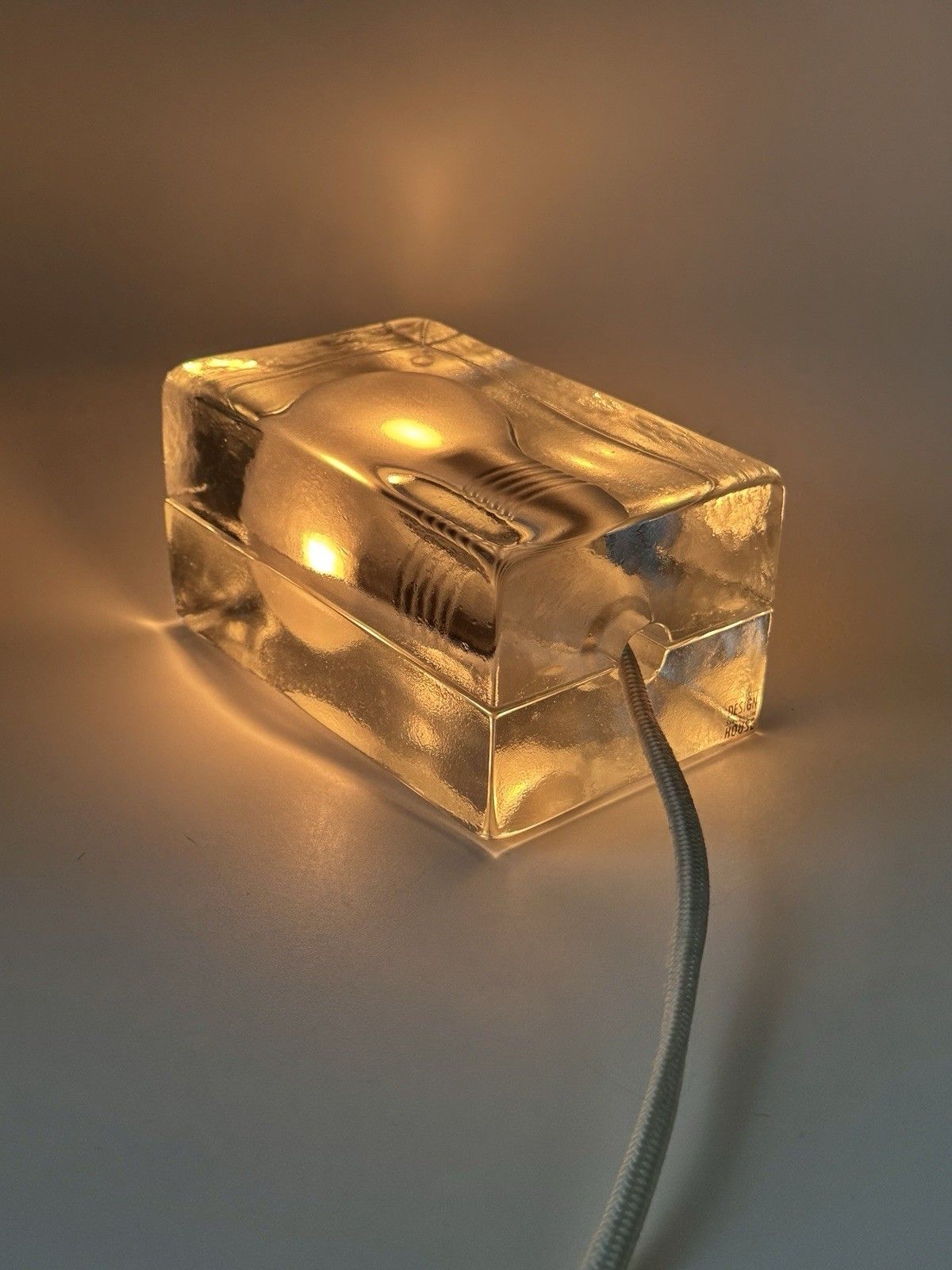 Genuine Design House Stockholm Block Lamp With White Cord Harri Koskinen Moma photo 150.0