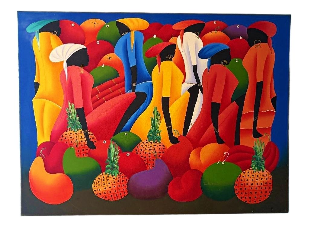Haitian Women By Claude Florestin